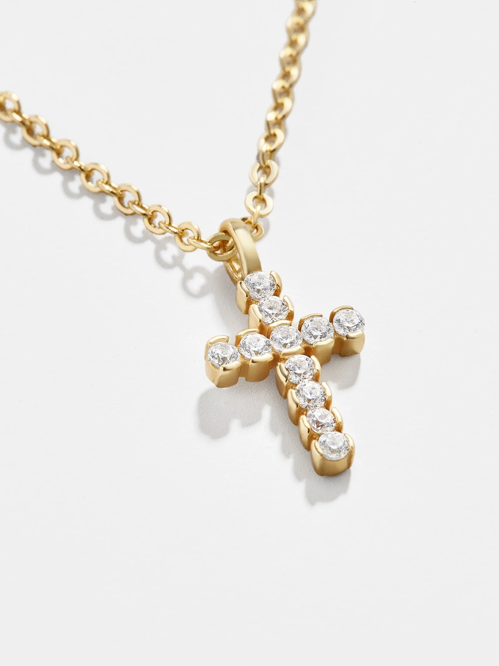 Agape 18K Gold Necklace - Gold/Pavé