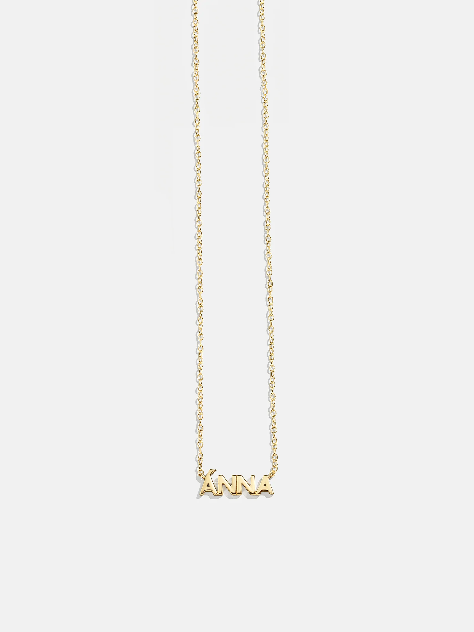 18K Gold Custom Nameplate Necklace - Mini Tokyo