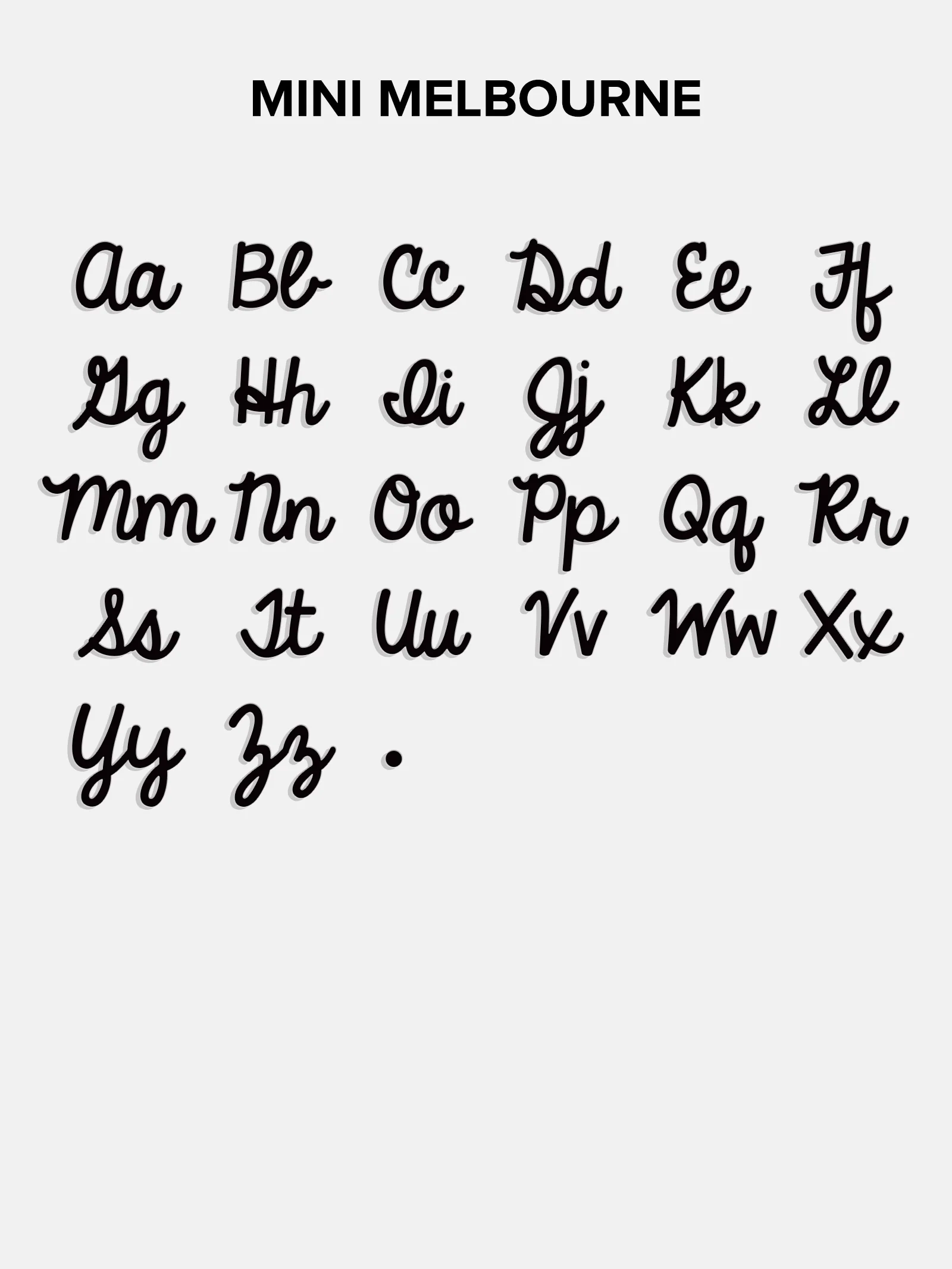 18K Gold Custom Nameplate Necklace - Mini Melbourne