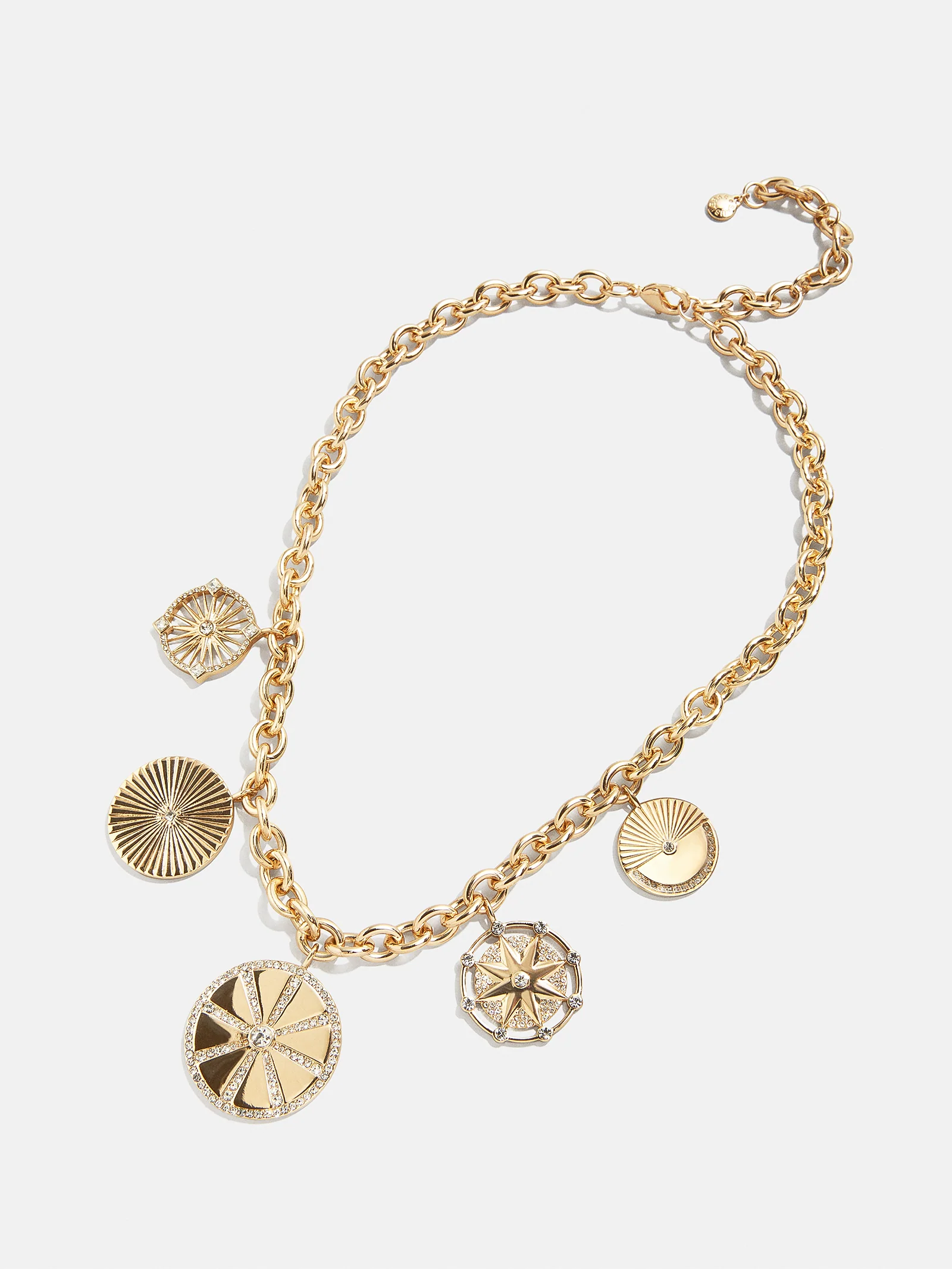 Galia Statement Charm Necklace - Round