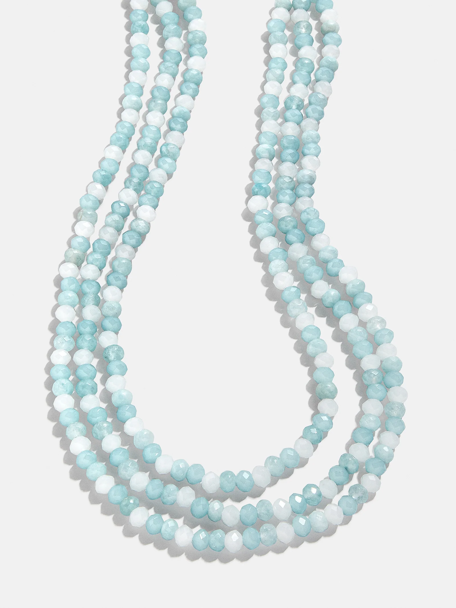 Dawn Semi-Precious Layered Necklace  - Blue