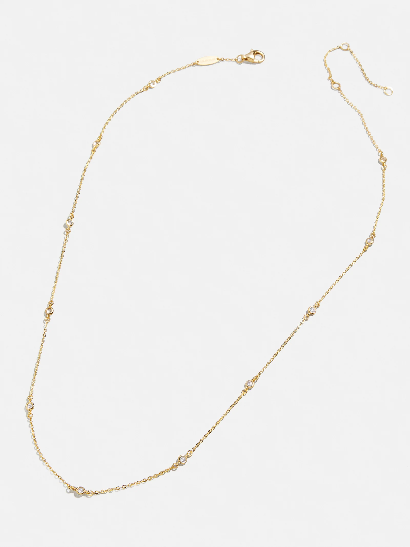 Yasmine 18K Gold Necklace - Gold/Pavé