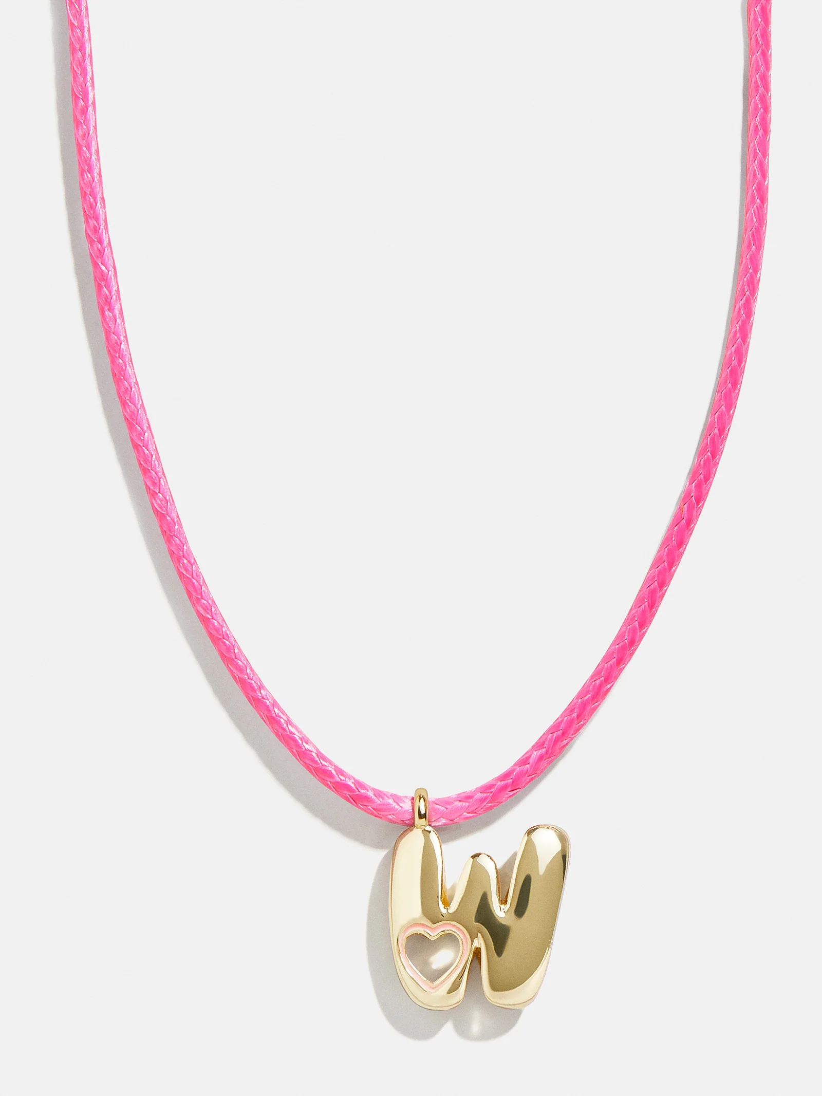 Pretty in Pink Kids Initial Necklace - Light Pink