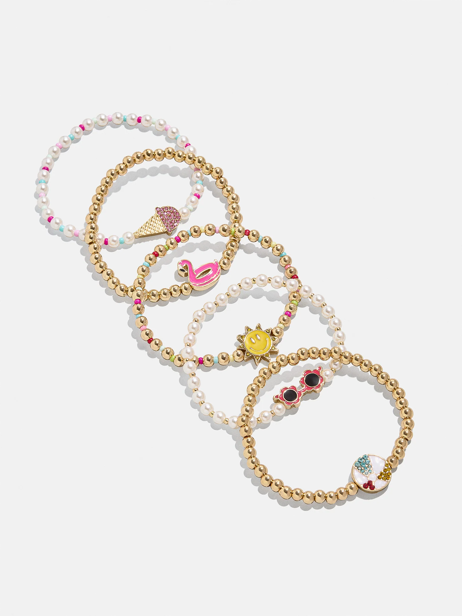 Vacation Mode Kids’ Bracelet Set - Sun