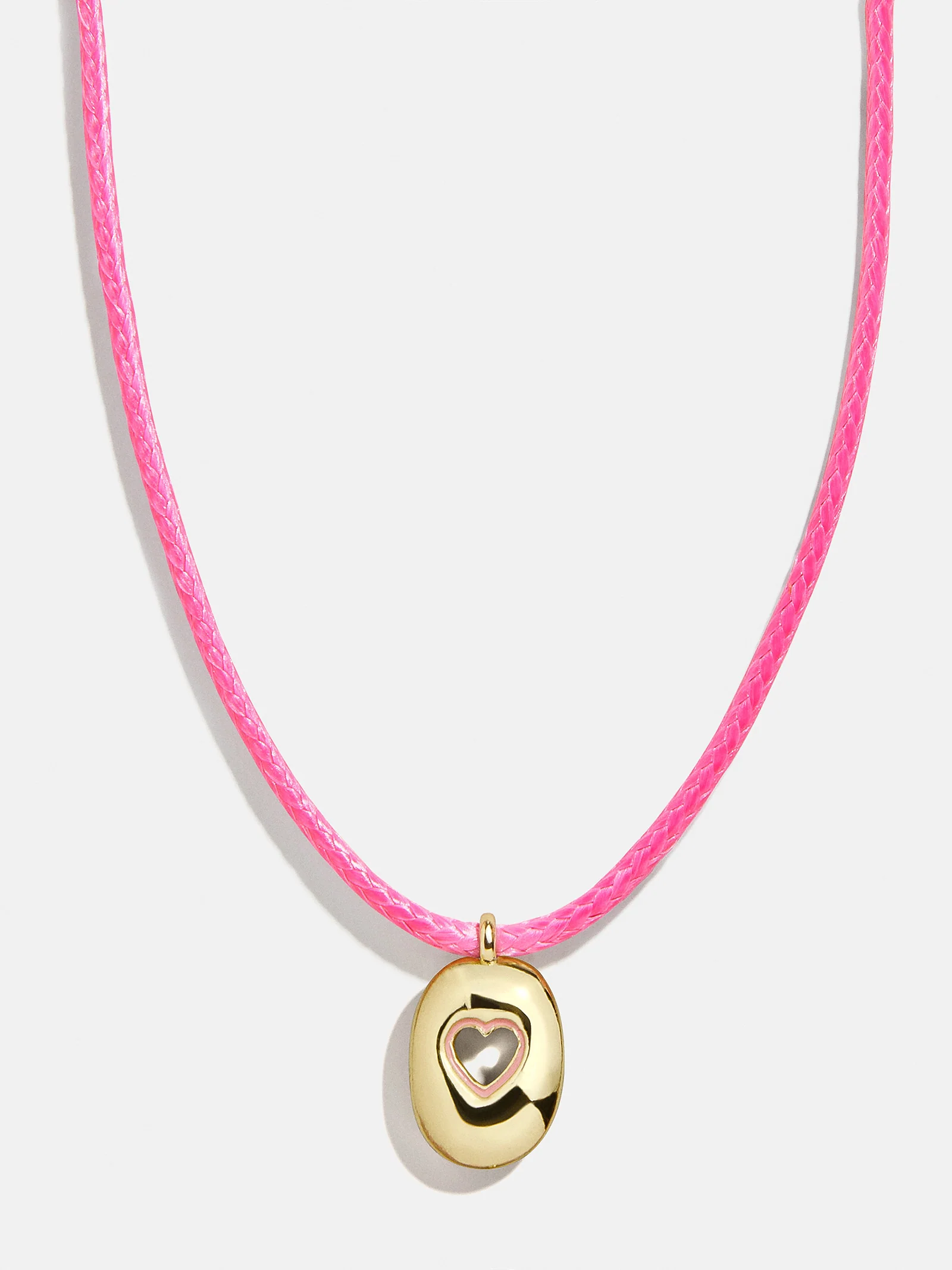 Pretty in Pink Kids Initial Necklace - Light Pink