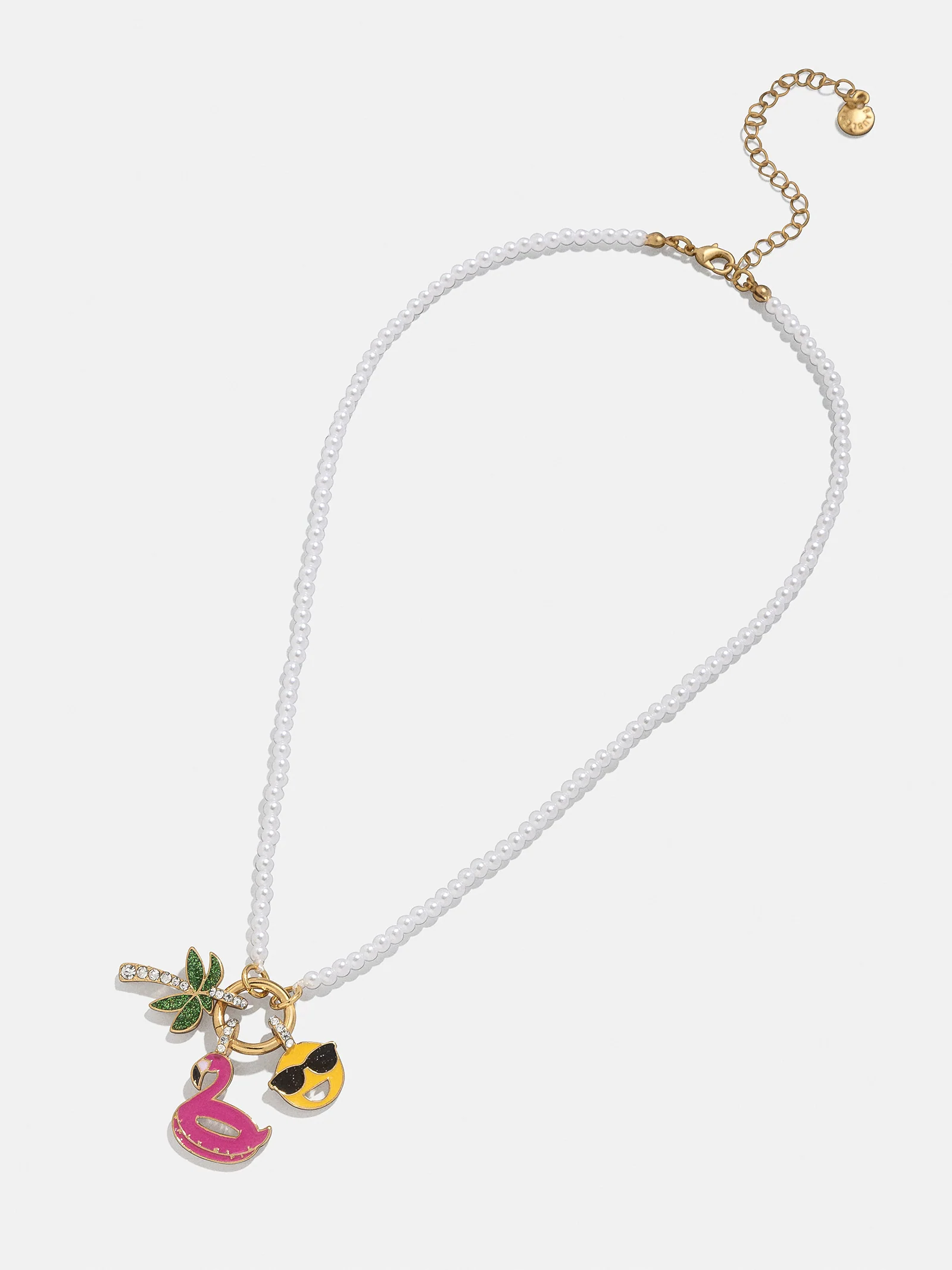 Vacation Mode Kids’ Charm Necklace - Palm Tree