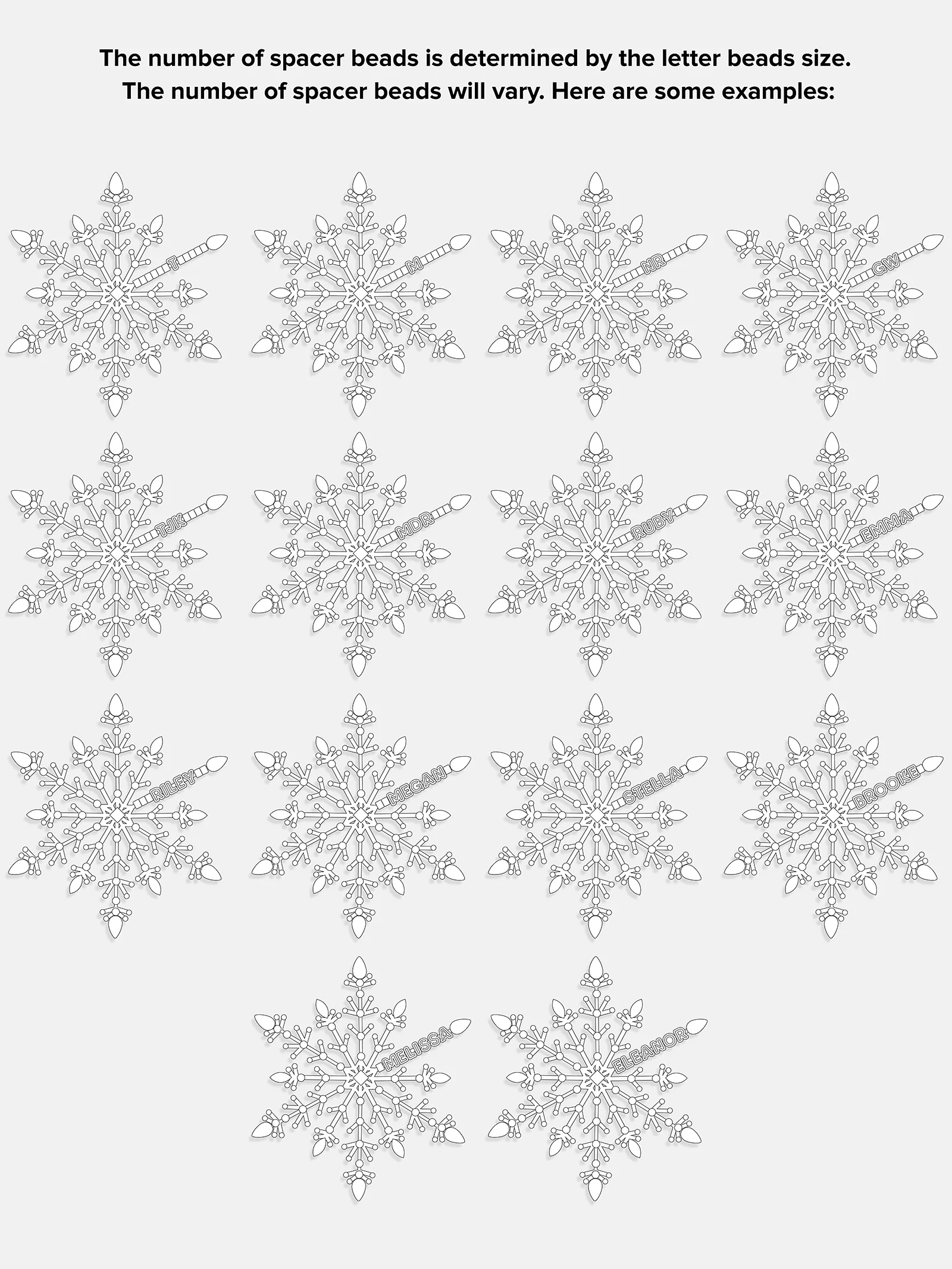 In A Flurry Custom Ornament - Silver