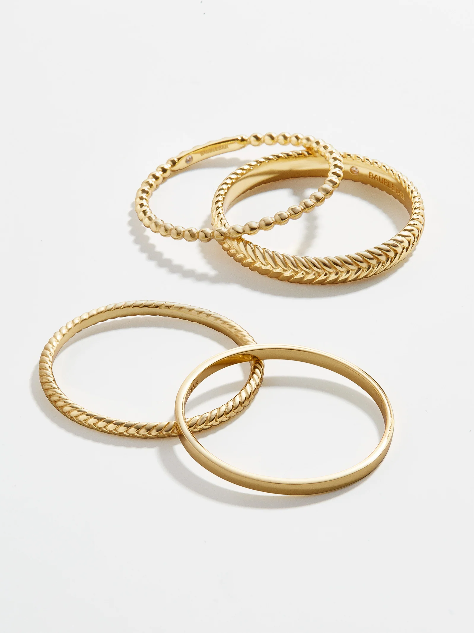 Mamie 18K Gold Ring Set - Gold
