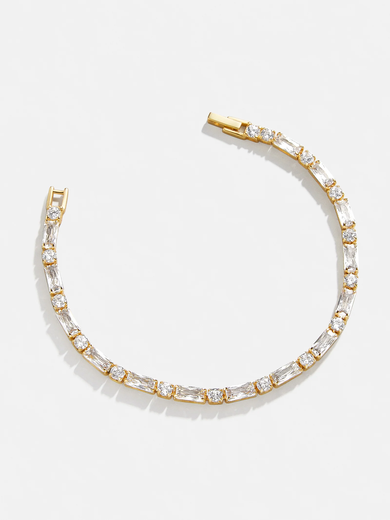 Kerri 18K Gold Tennis Bracelet - Gold/Pavé