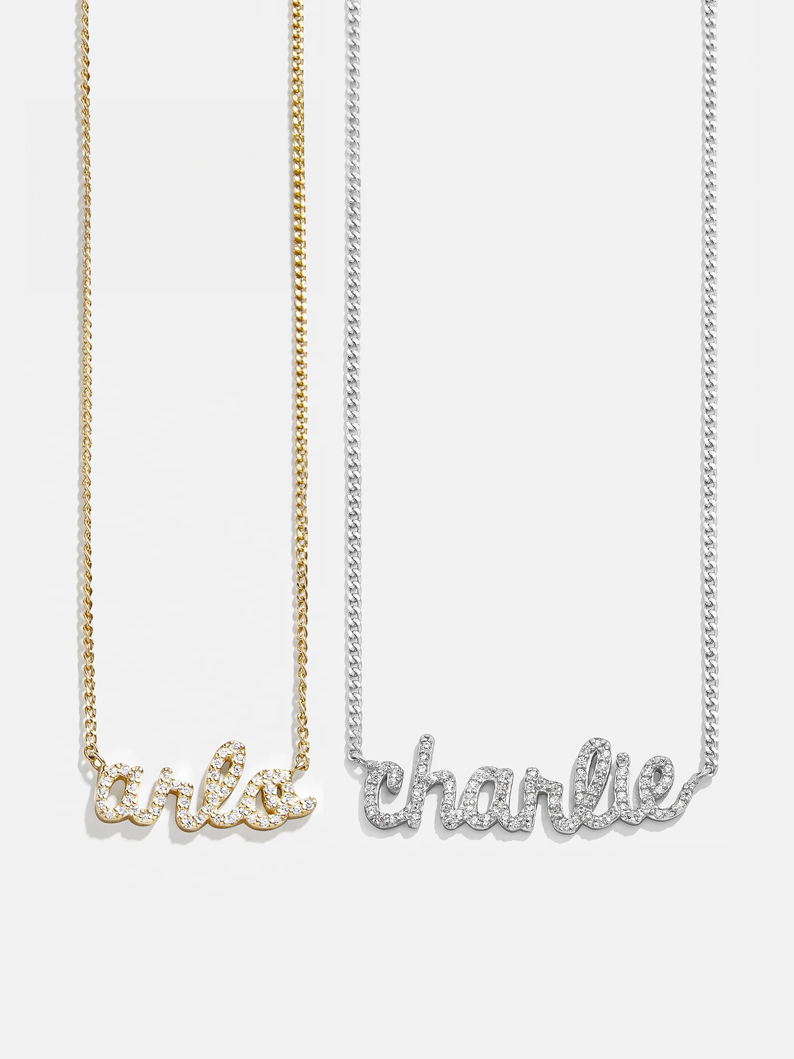18K Gold Custom Nameplate Necklace - Melbourne