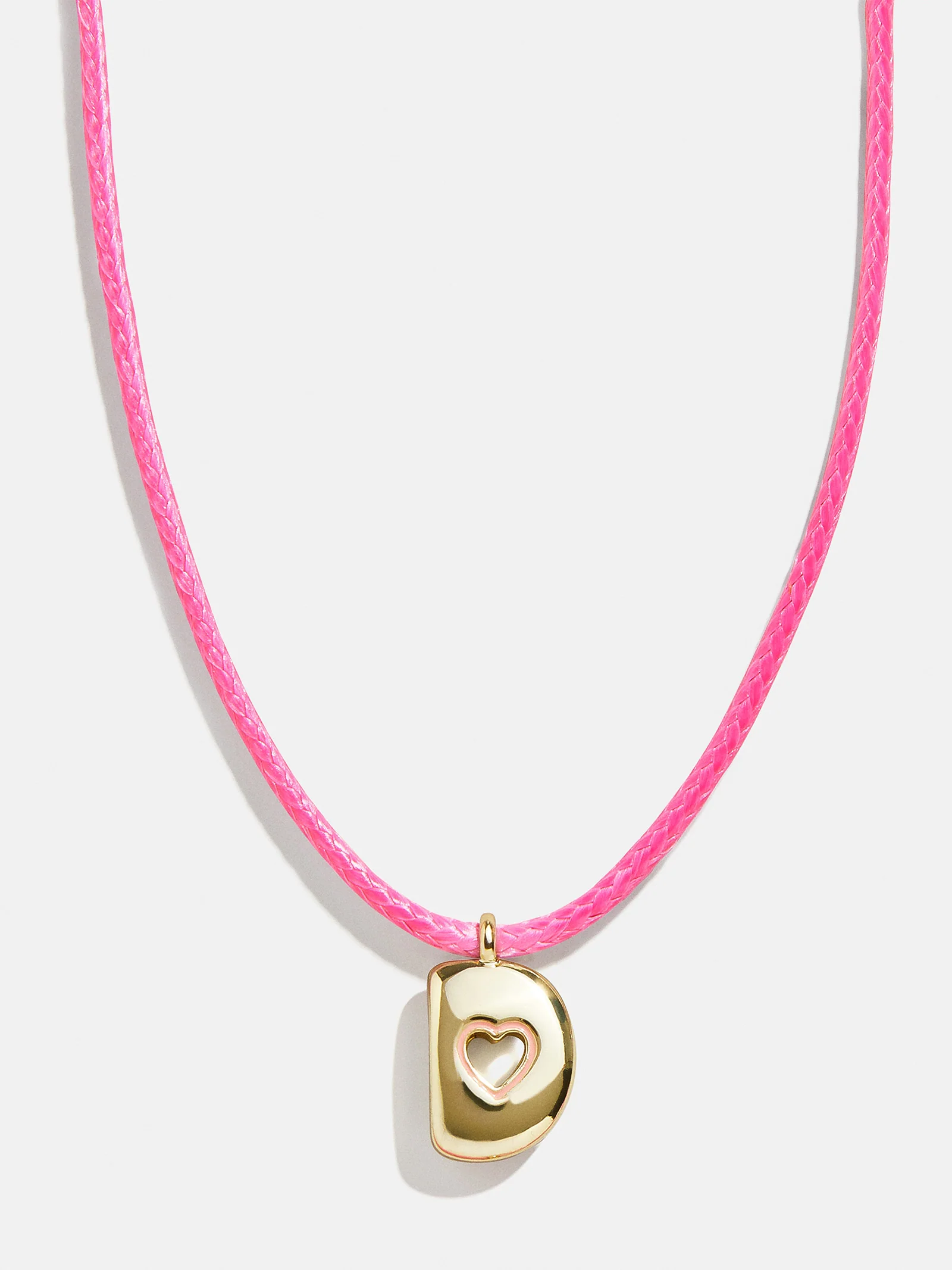 Pretty in Pink Kids Initial Necklace - Light Pink