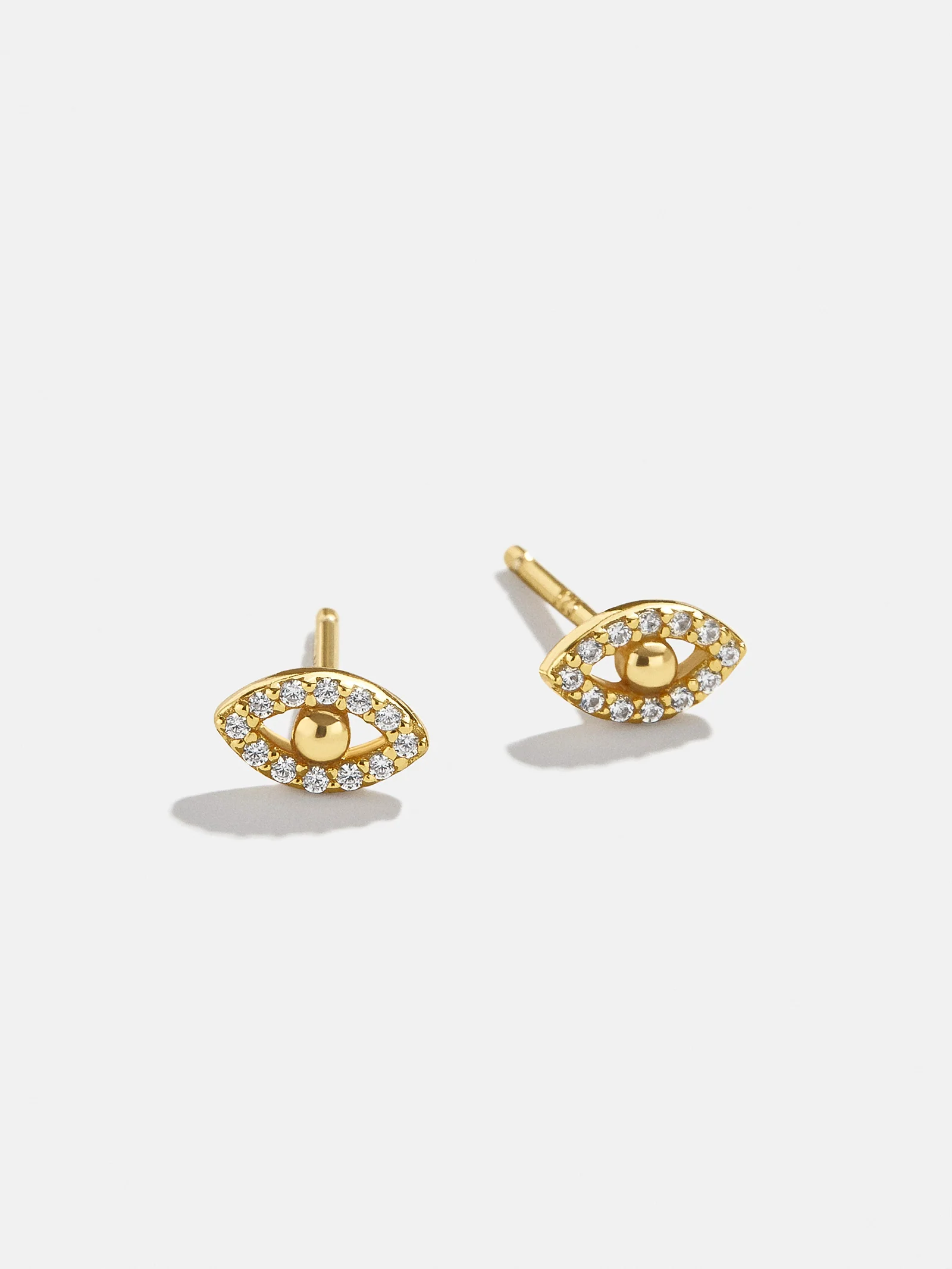 Silma 18K Gold Earrings - Evil Eye