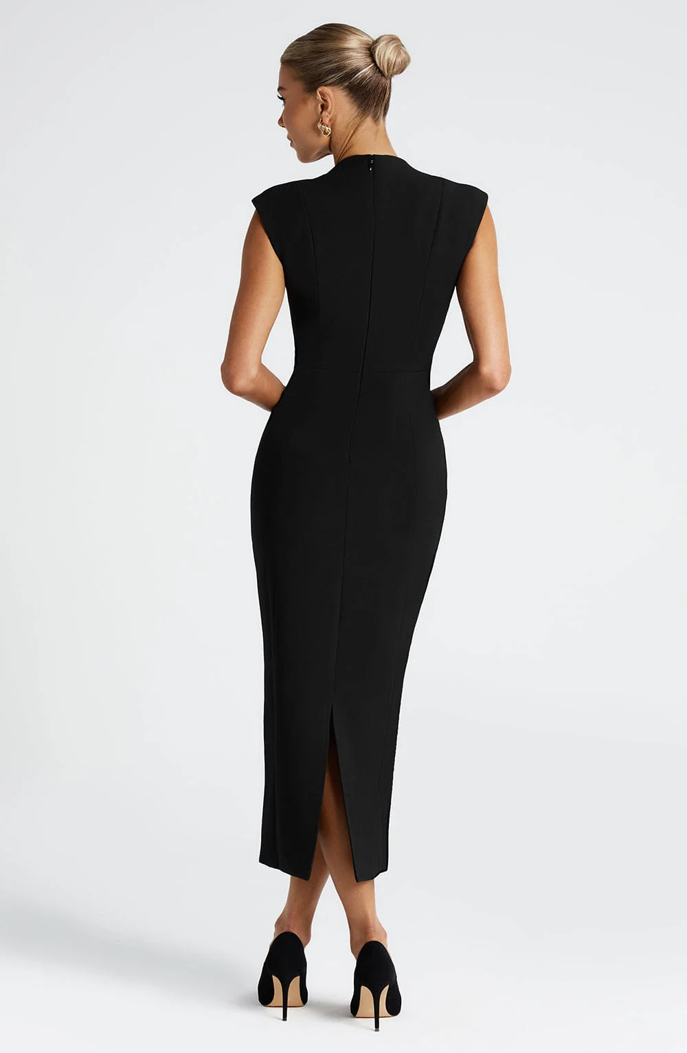 Nellie Midi Dress - Black