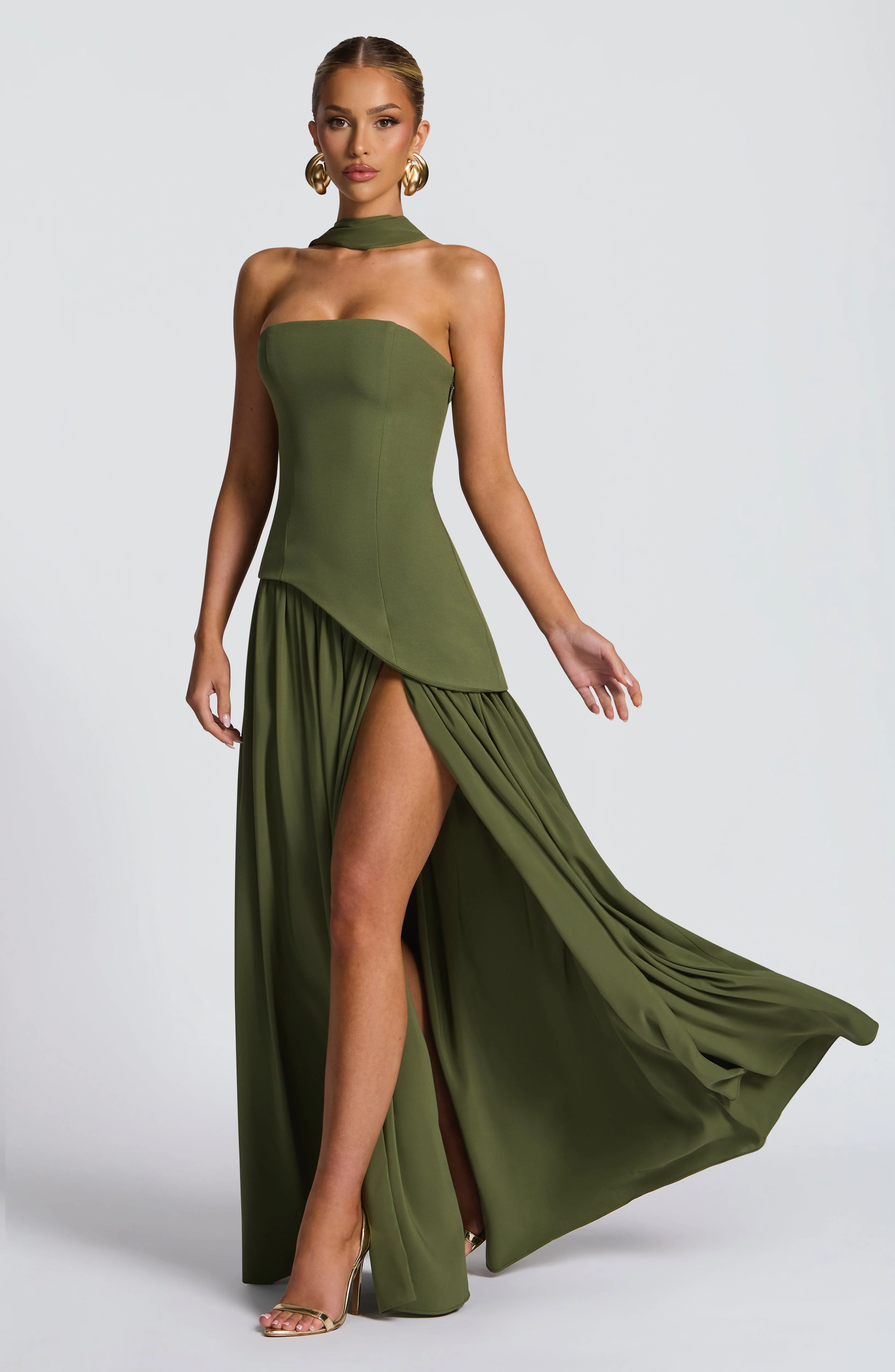 Maliyah Maxi Dress - Khaki