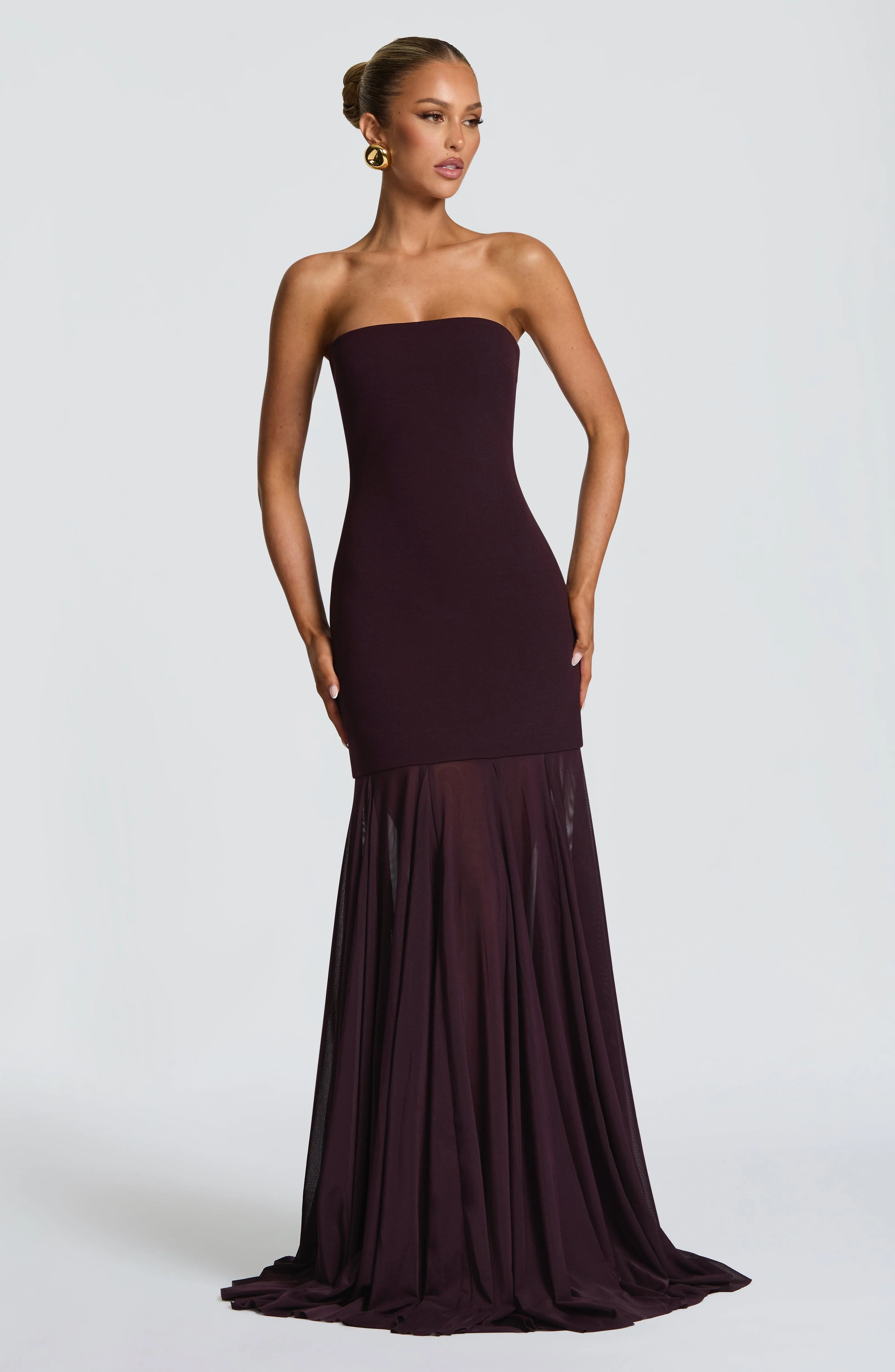 Merritt Gown - Plum