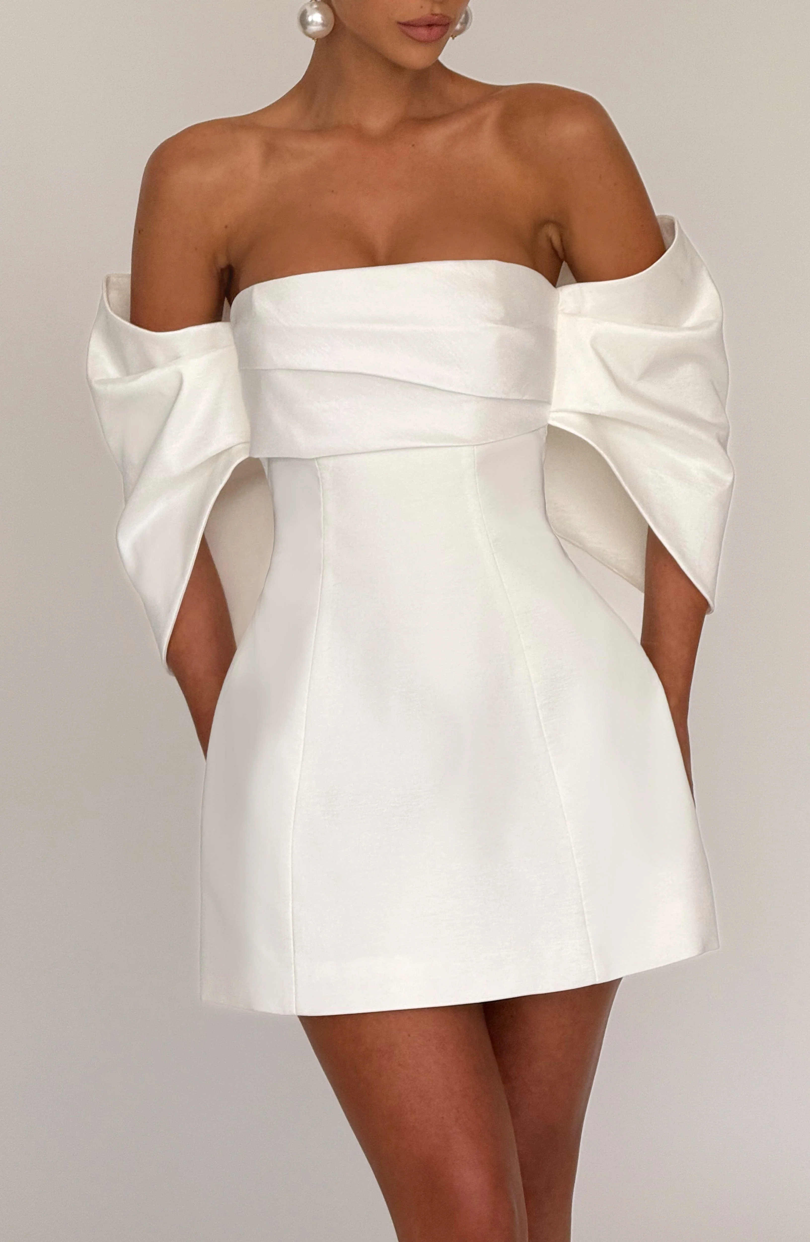 Briella Mini Dress - Ivory