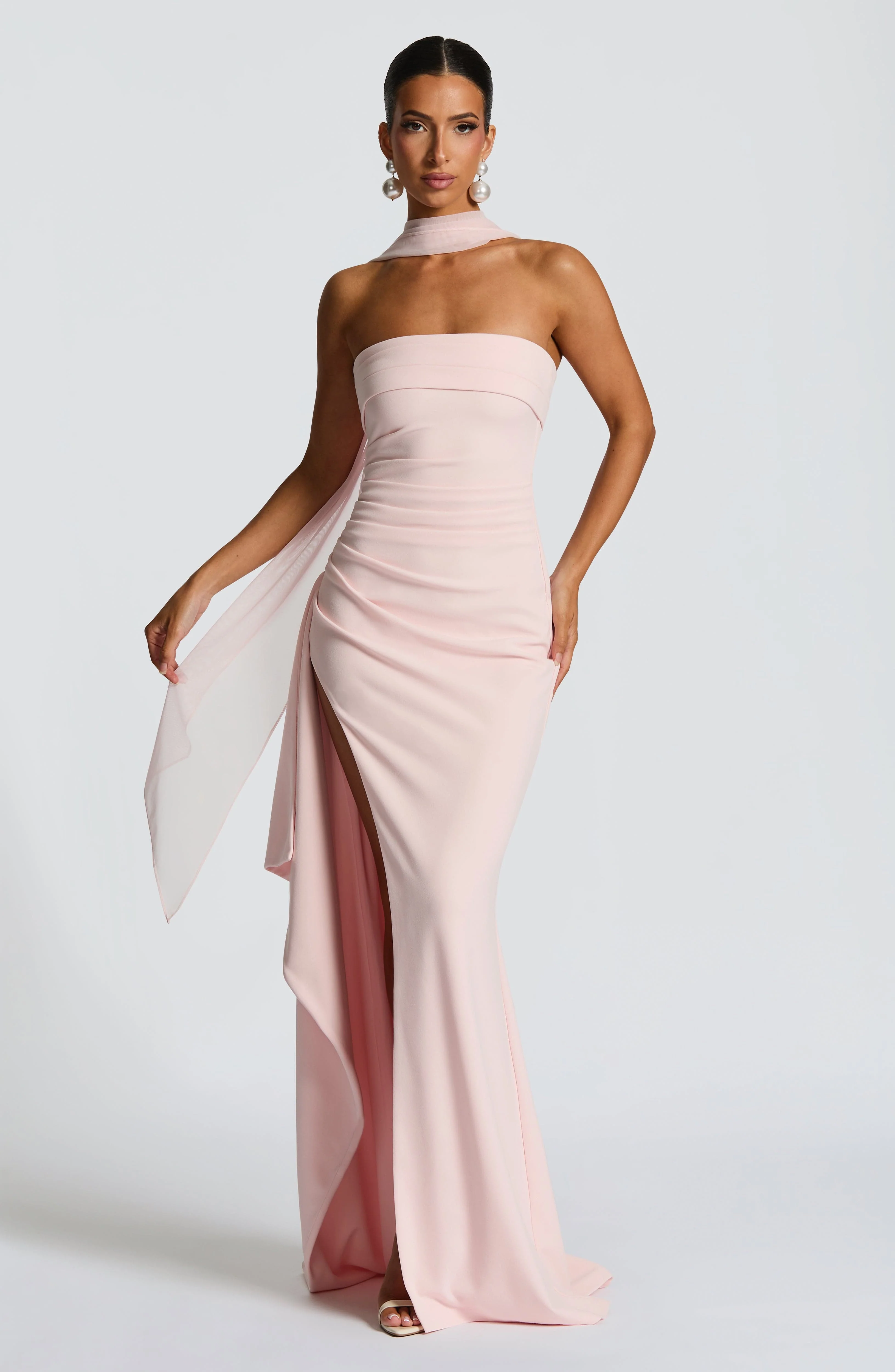 Zafira Maxi Dress - Blush