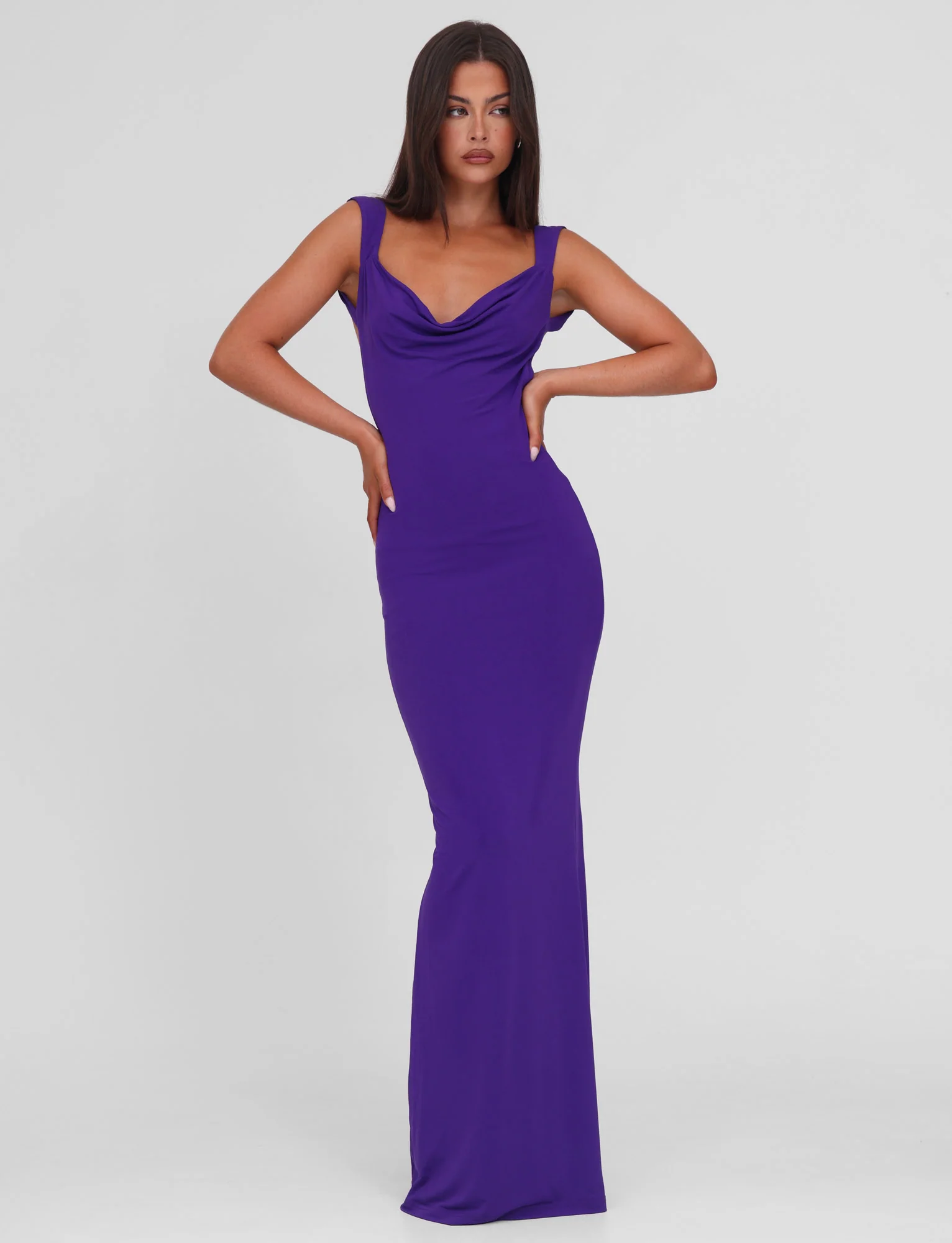 ZITA MAXI DRESS - PURPLE