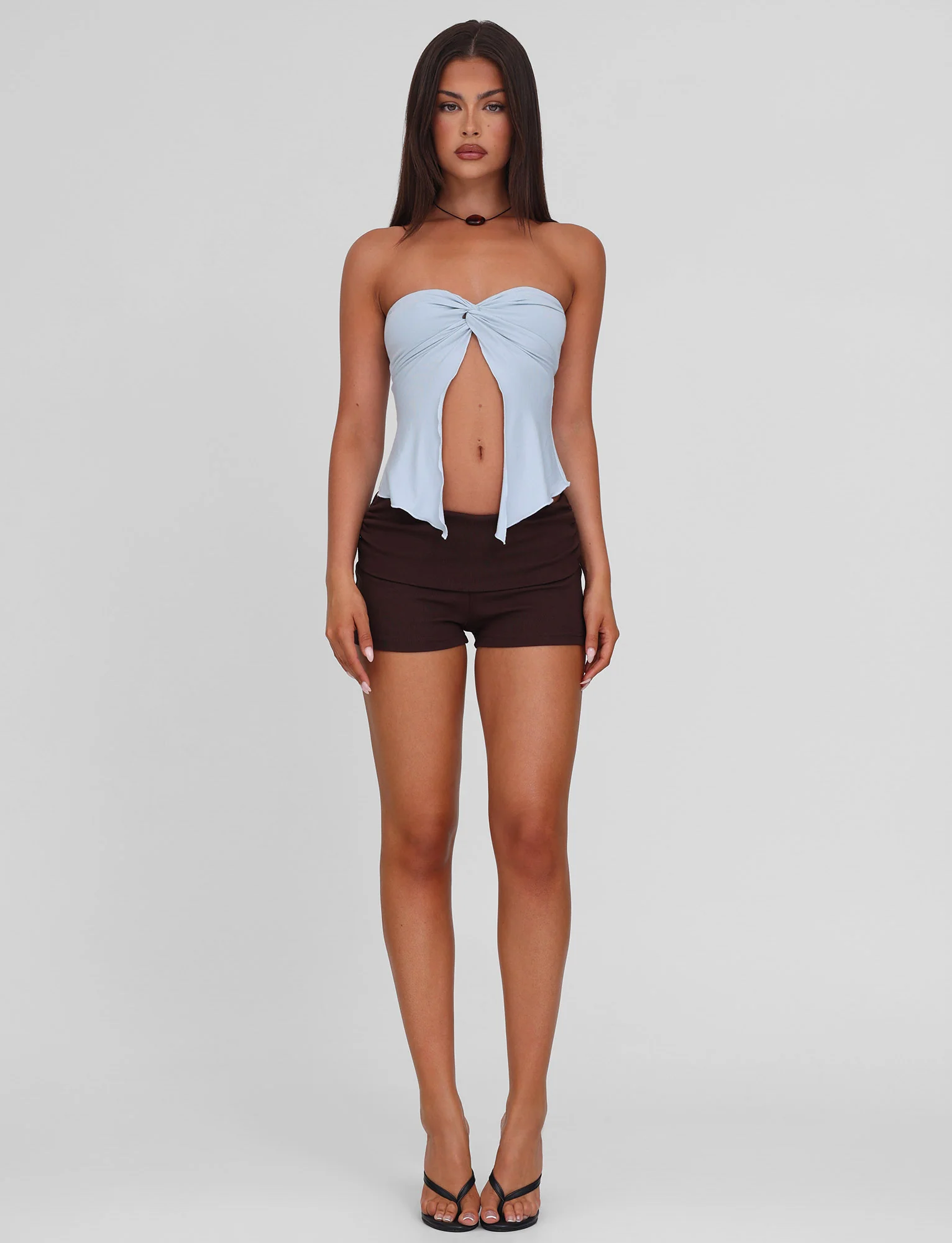 CHARMAINE TOP - BABY BLUE