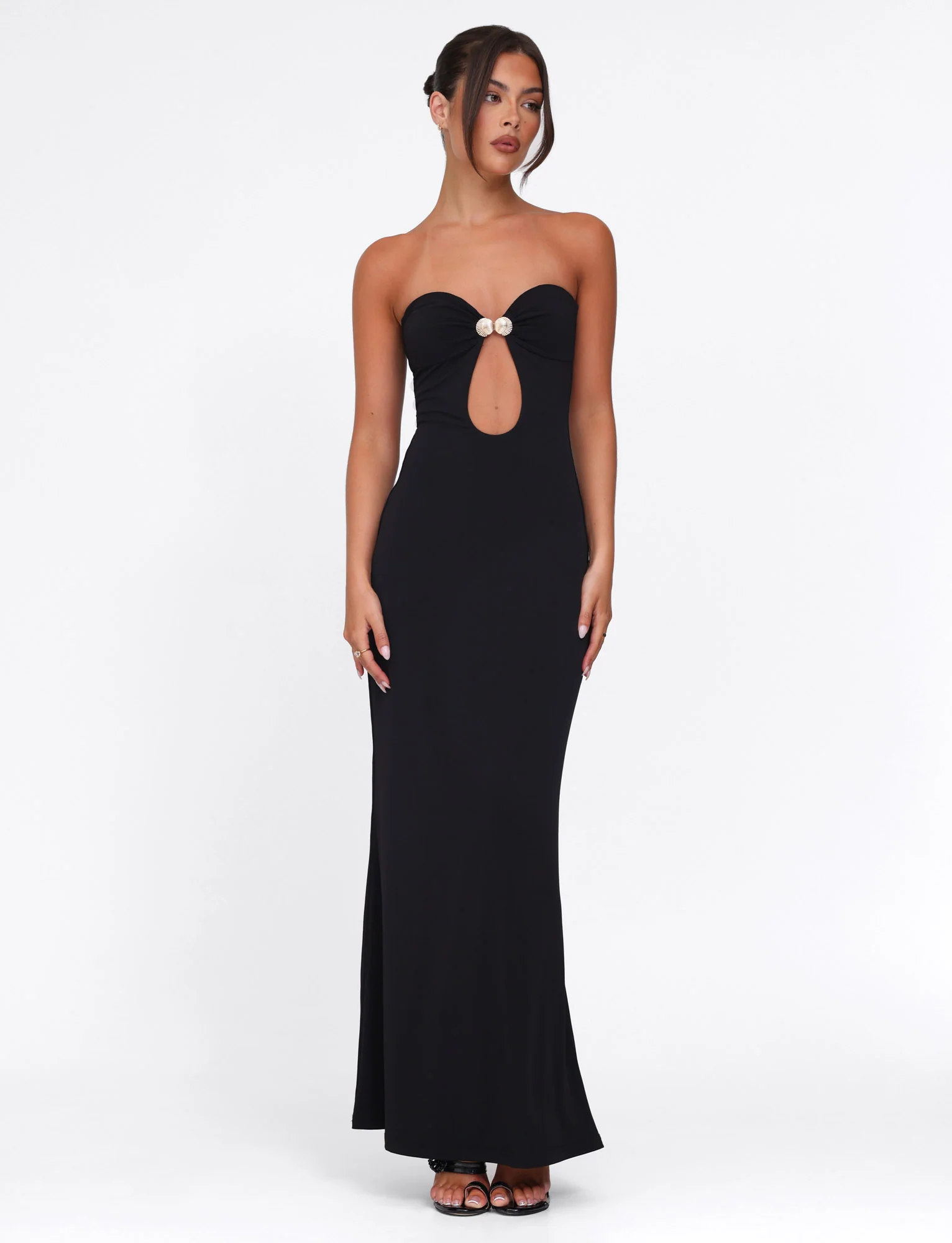 CECILY MAXI DRESS - BLACK