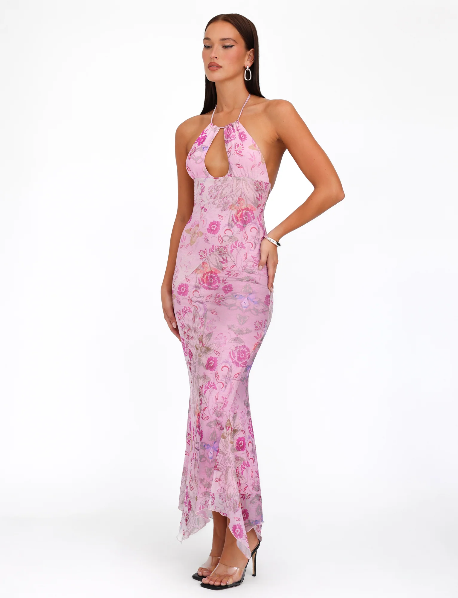 COSETTE DRESS - PINK : DELICATE FLORAL