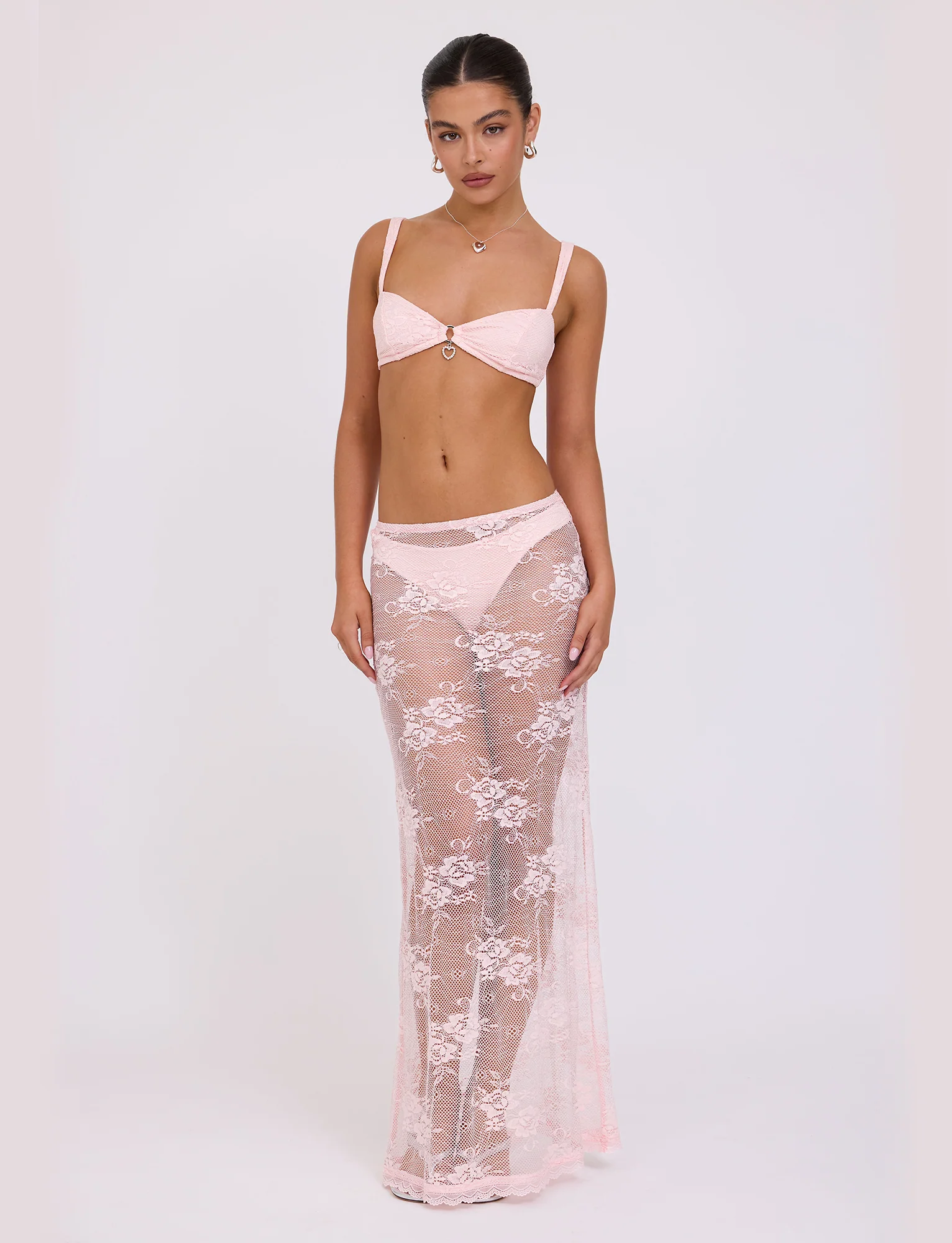 XADIE TOP - PINK : PASTEL PINK : PALE PINK