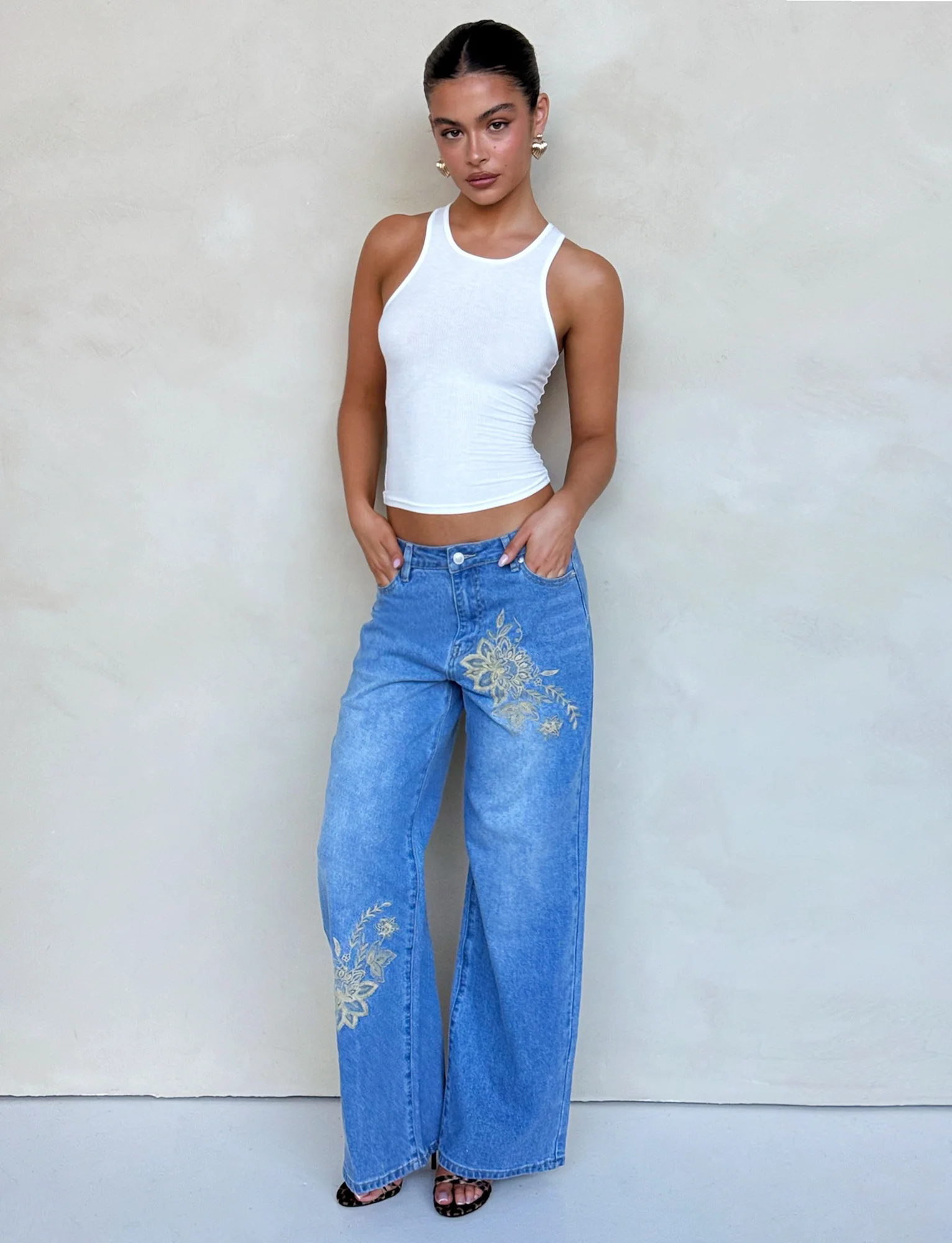 VEGA JEAN - BLUE : DENIM : MID BLUE