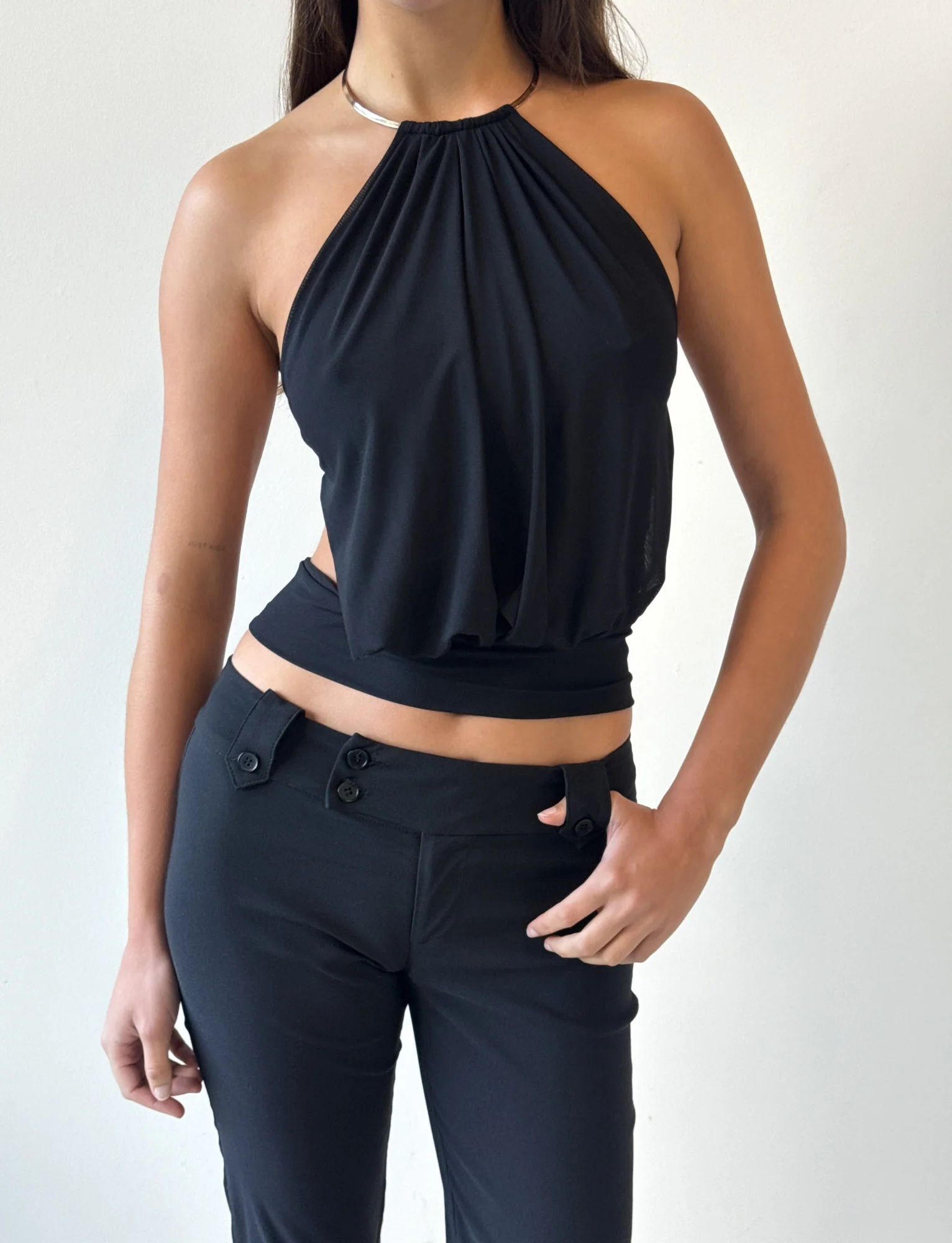 EVANNA TOP - BLACK