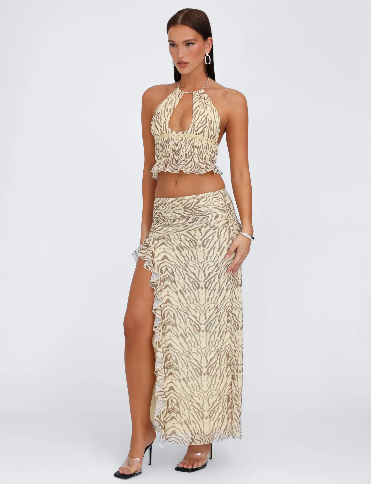 RUMER SKIRT - YELLOW : ZEBRA