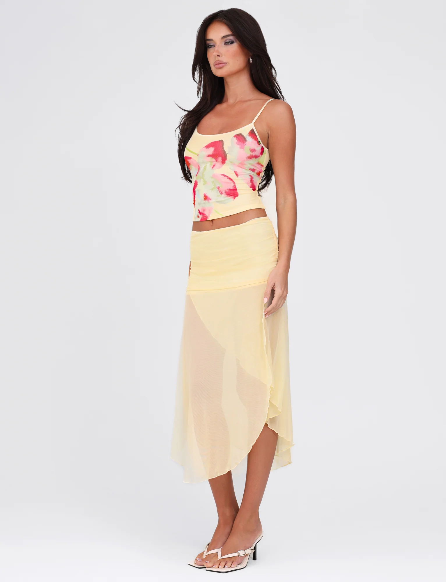 MARIANA SKIRT - YELLOW : PALE YELLOW