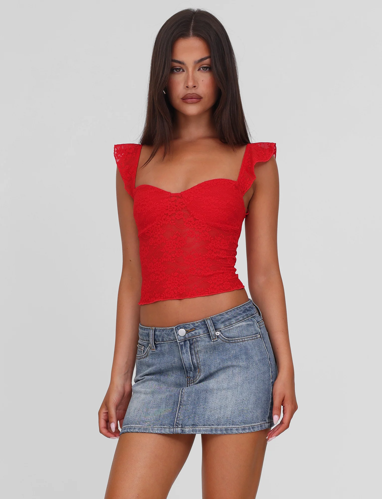 LORNA TOP - RED