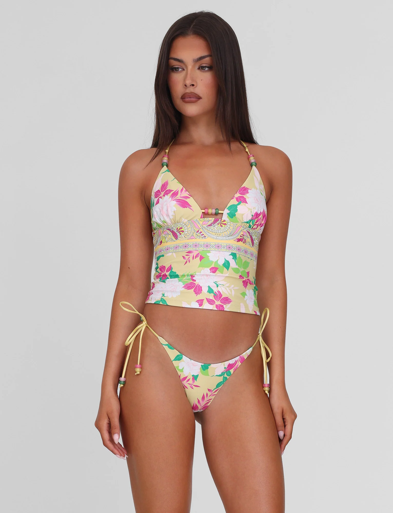 FINLEA BIKINI BOTTOM - PAISLEY BORDER