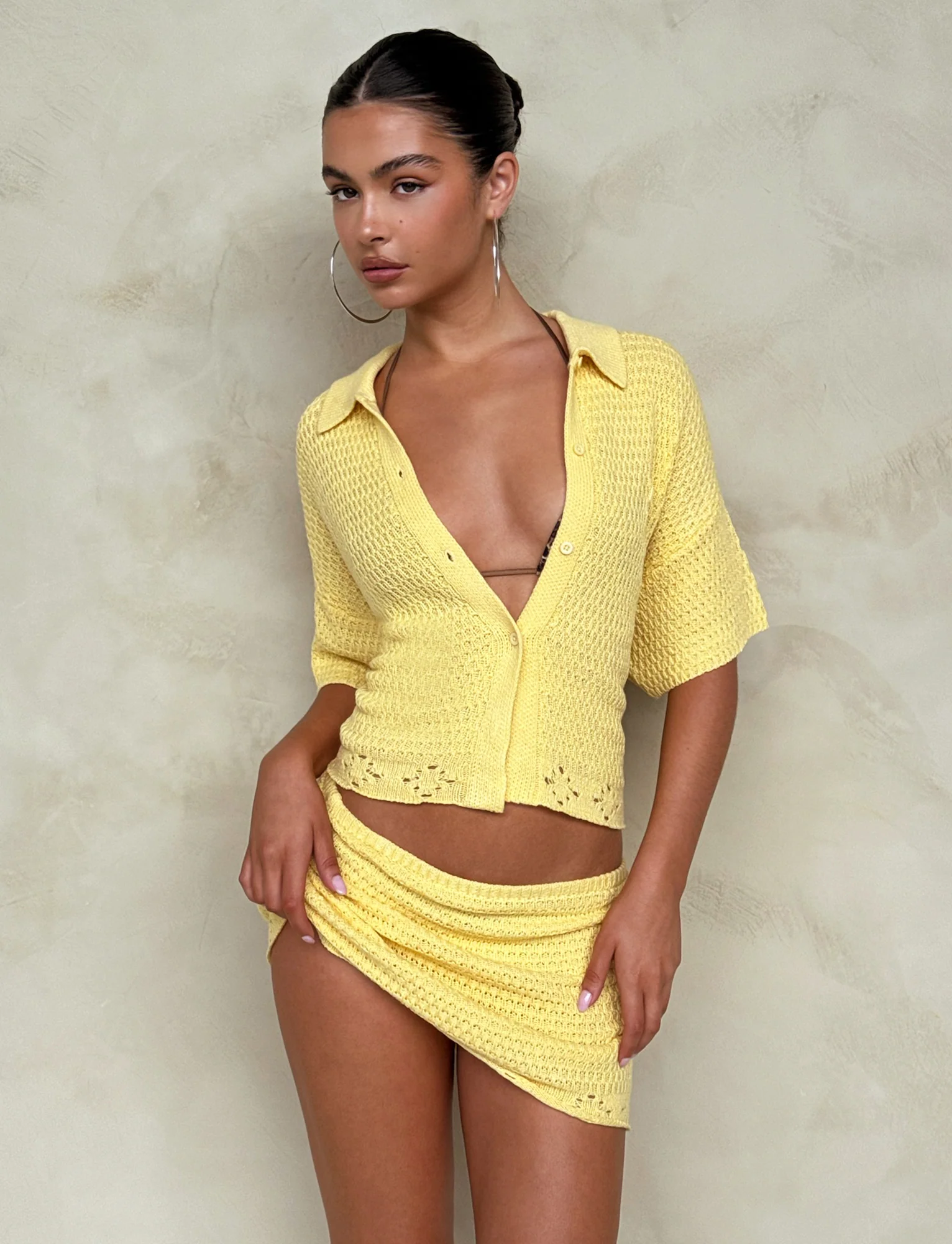 JANAI TOP - YELLOW : LEMON