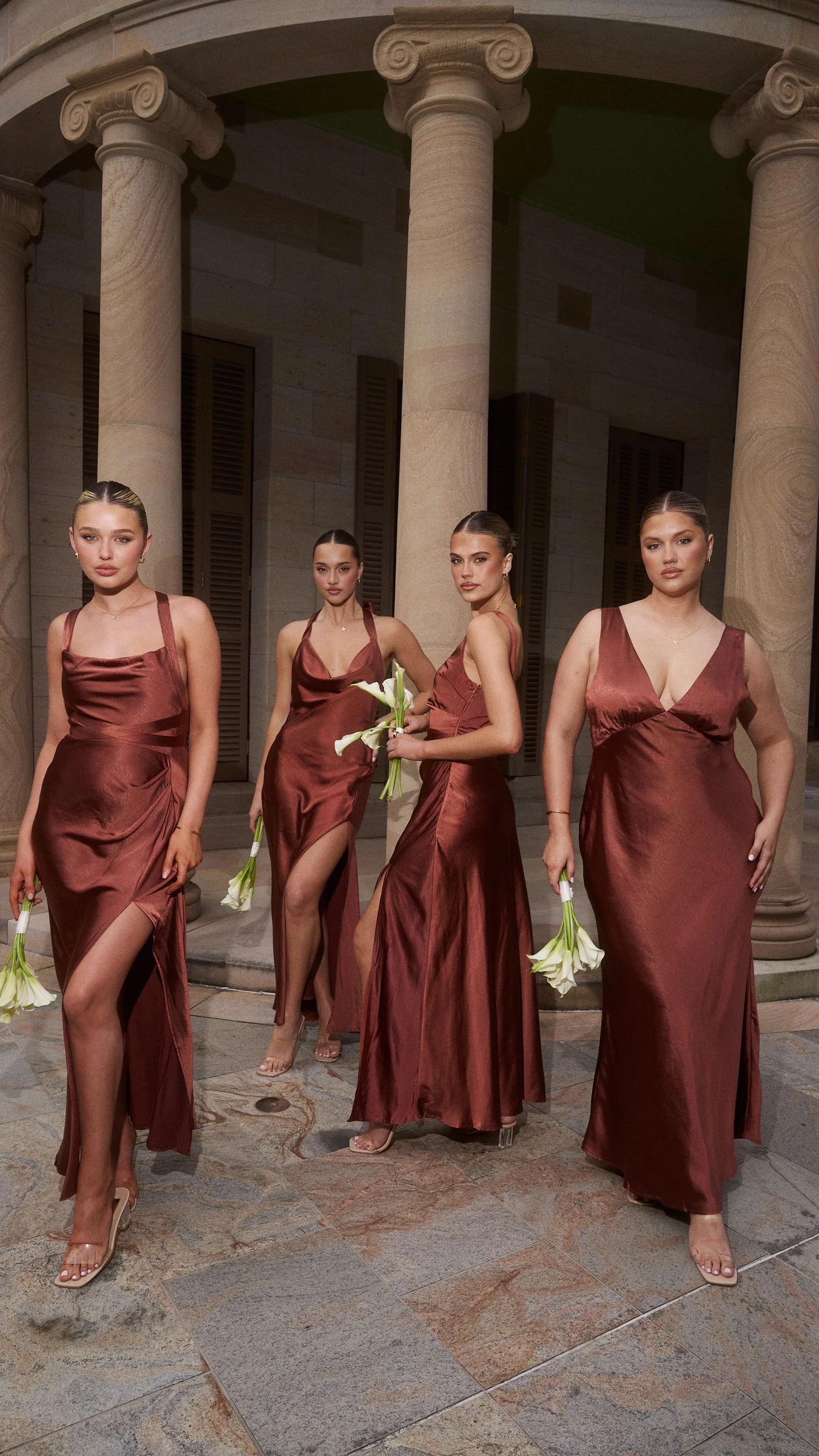 Zendaya Maxi Dress - Rust