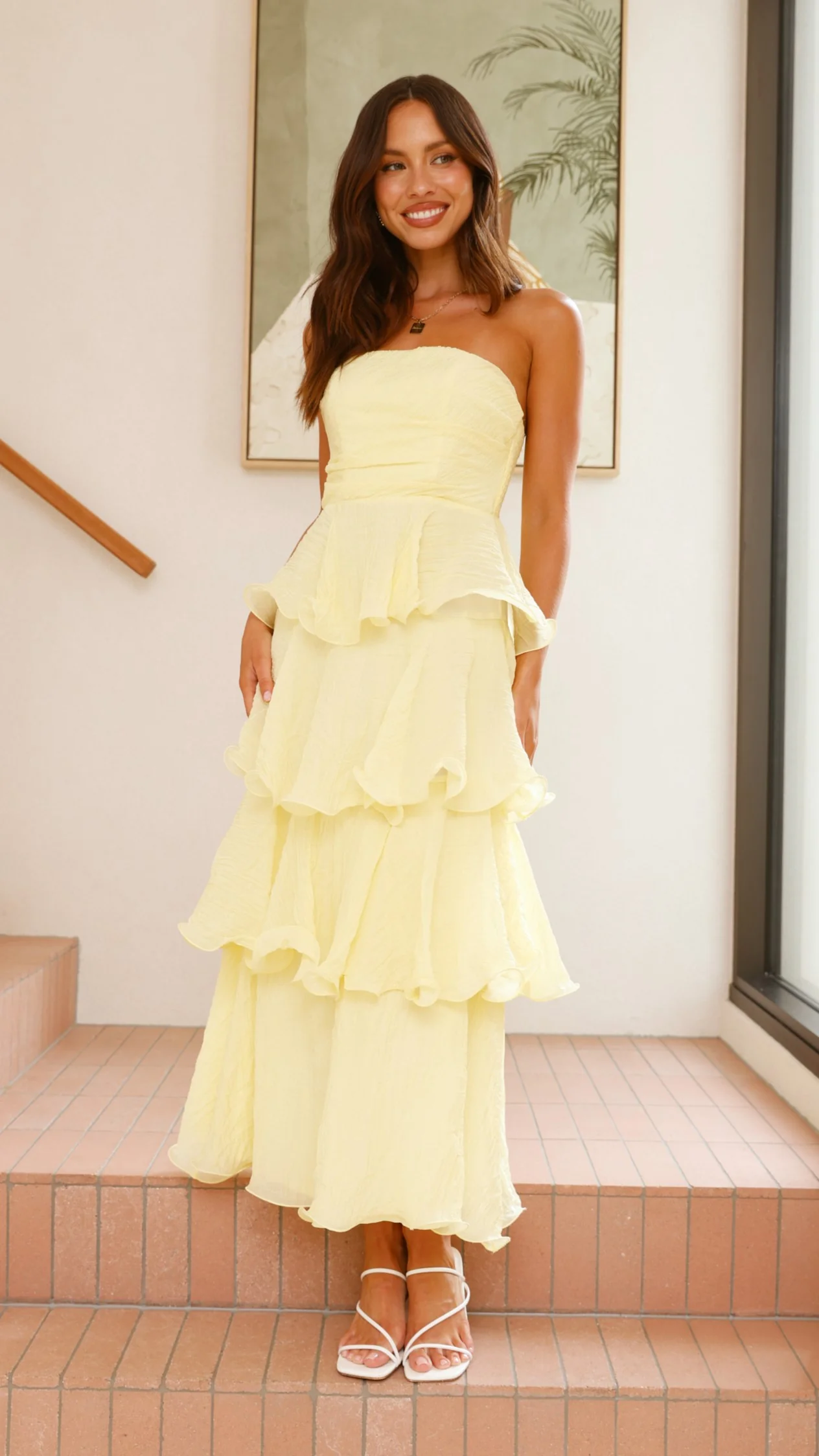 Lanica Maxi Dress - Yellow