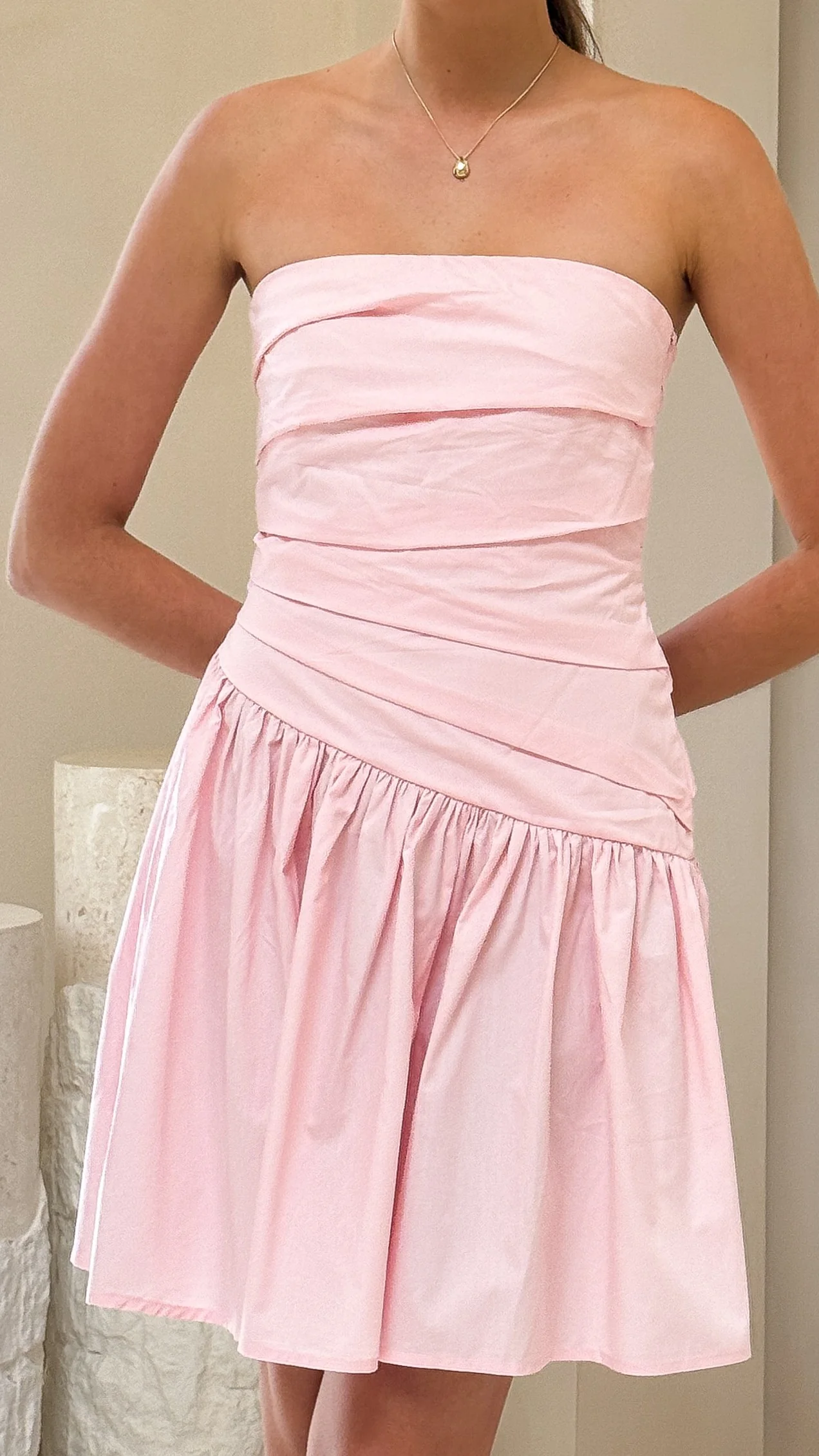 Selena Mini Dress - Pink