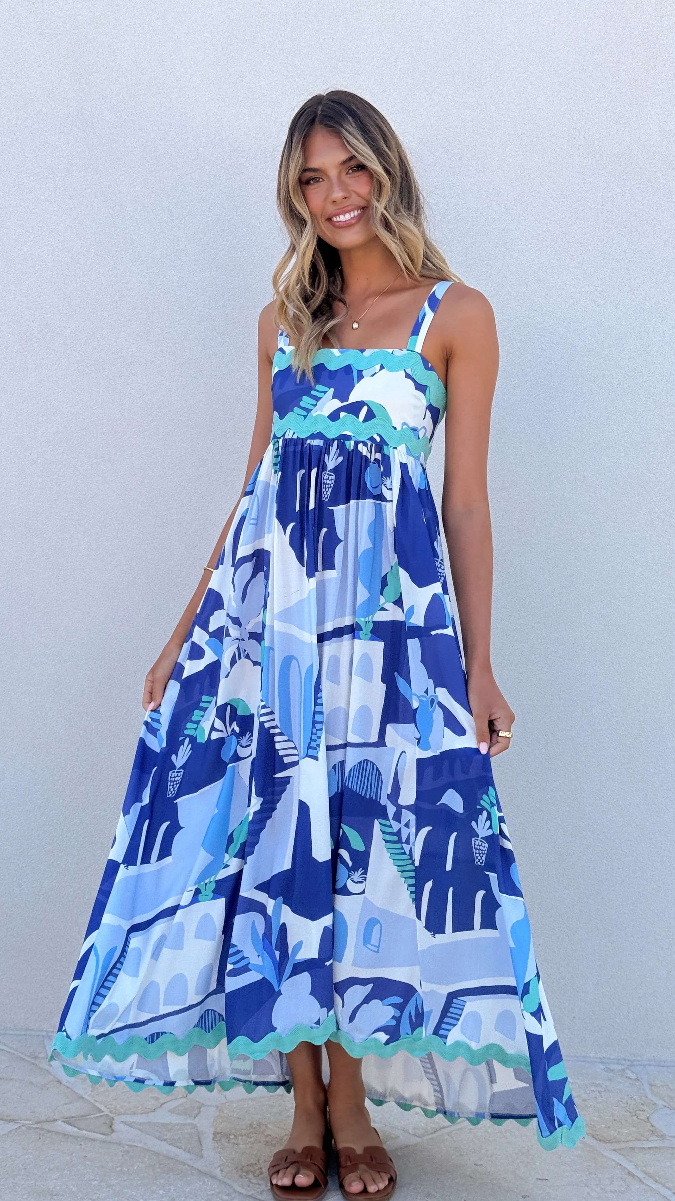 Zarita Maxi Dress - Nyssa Print
