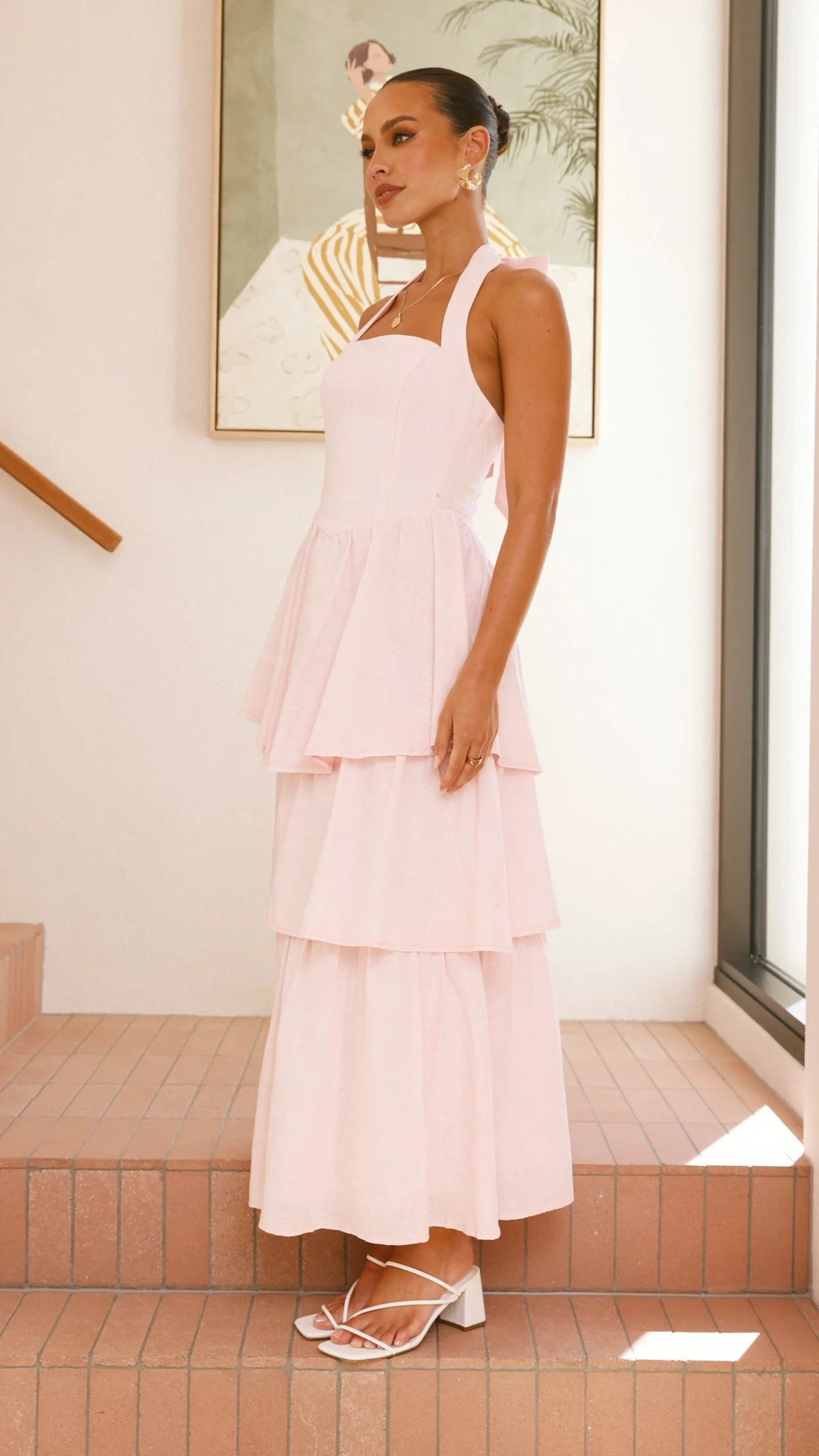 Danais Maxi Dress - Pink