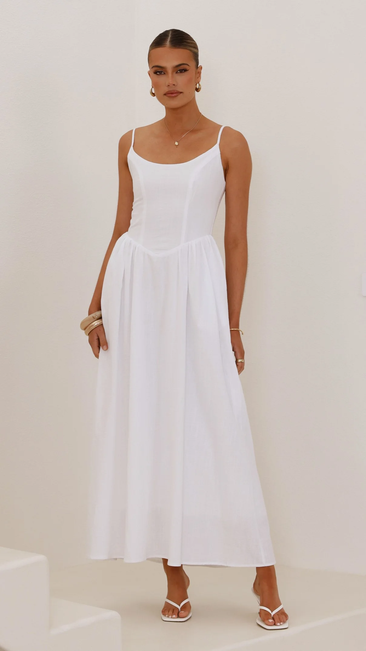 Laurelia Maxi Dress - White