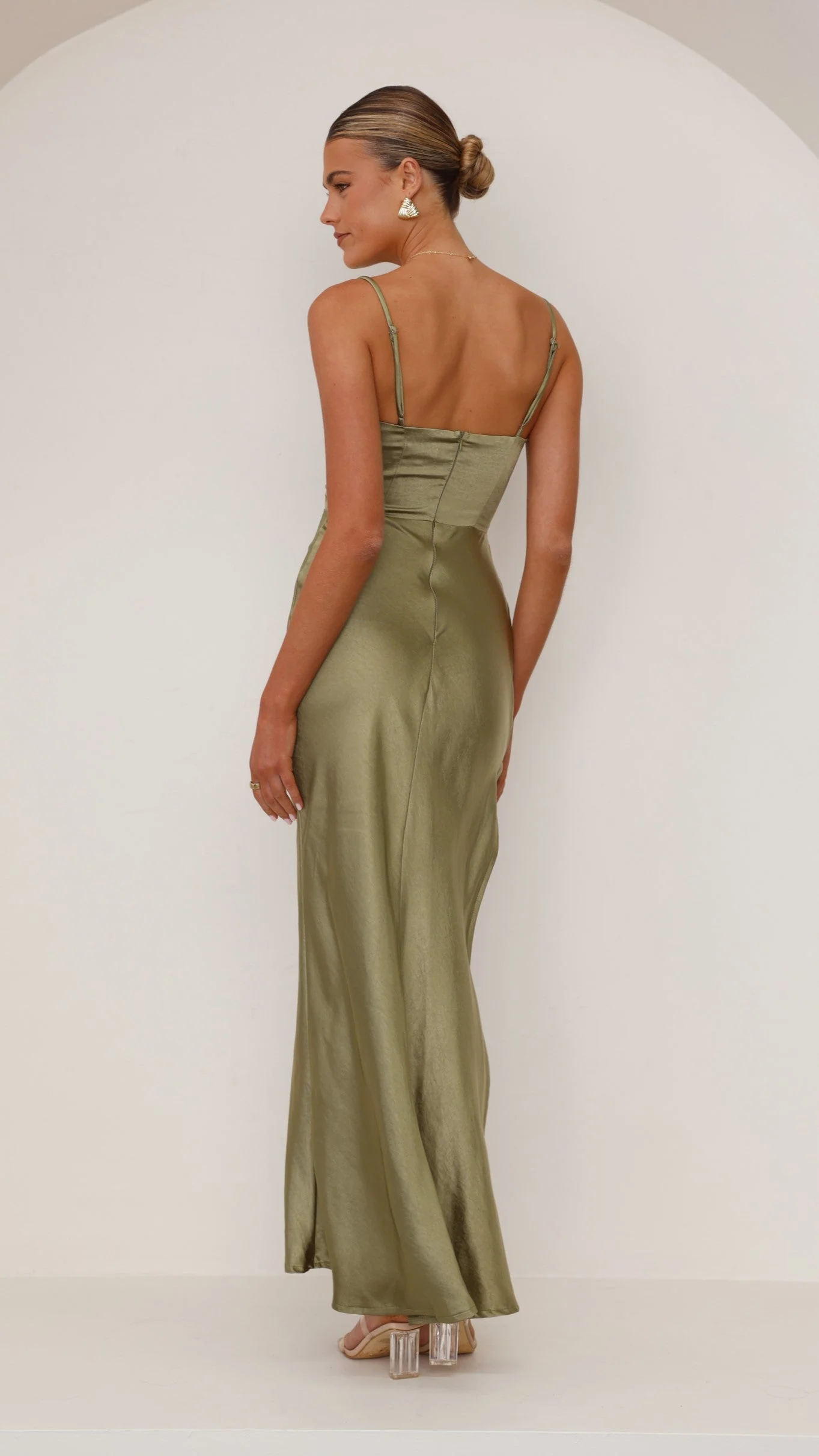 Ava Maxi Dress - Olive