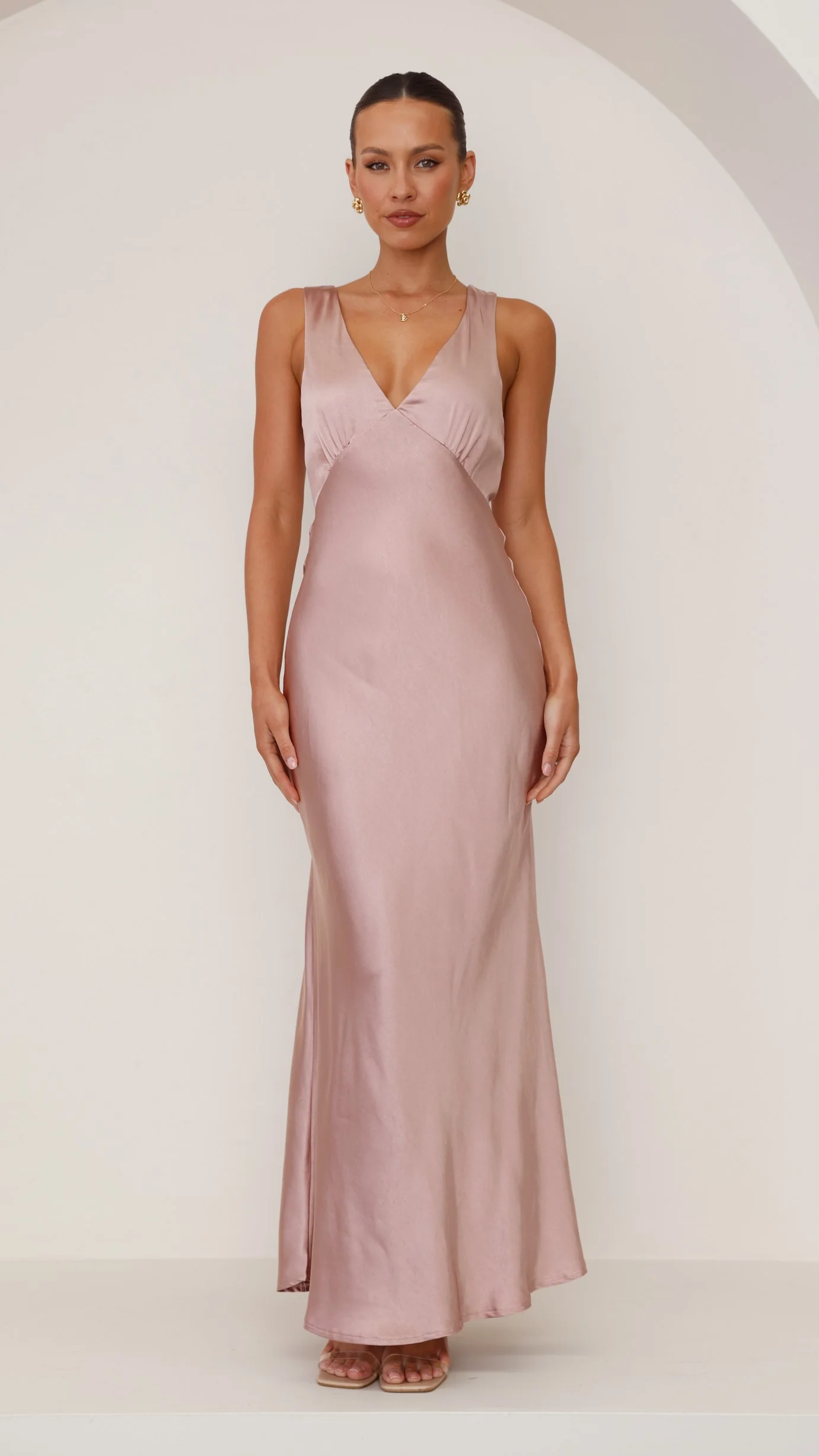 Sofia Maxi Dress - Dusty Pink
