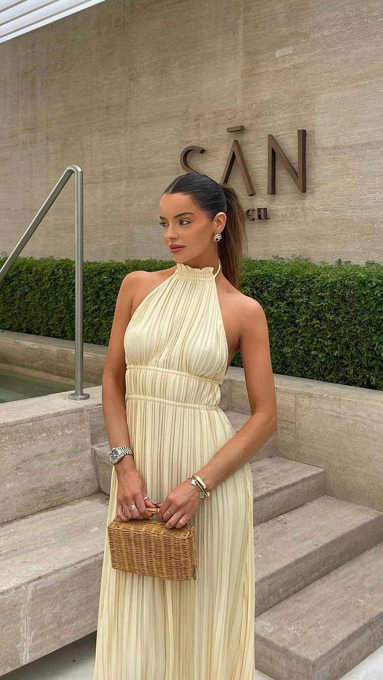 Frances Maxi Dress - Yellow