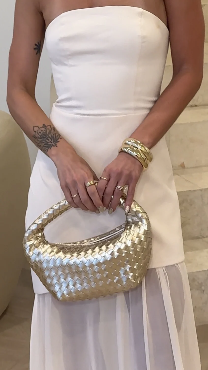 Fenella Asymmetrical Maxi Dress - White