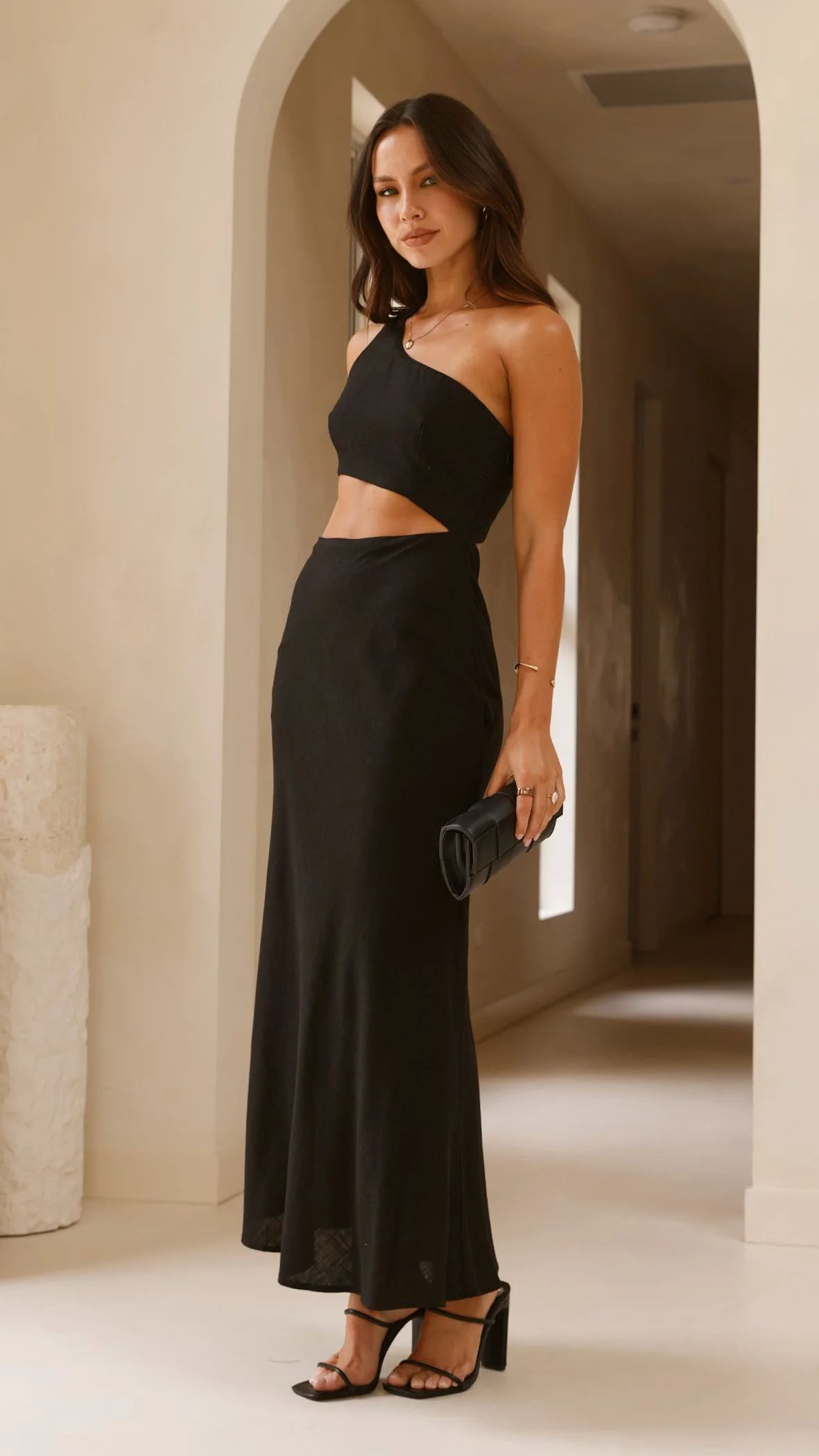 Abia Maxi Dress - Black