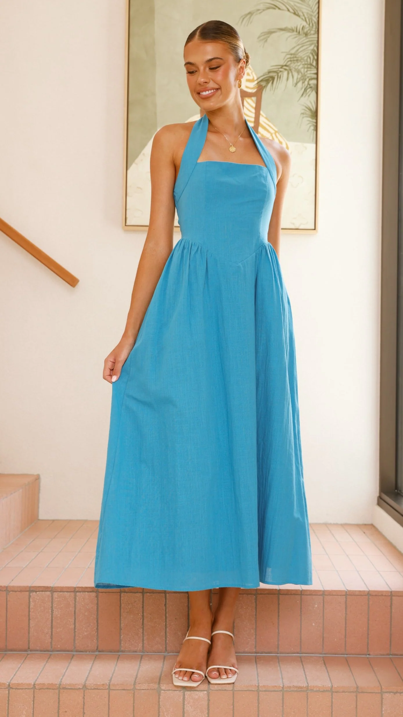 Caden Maxi Dress - Cobalt Blue