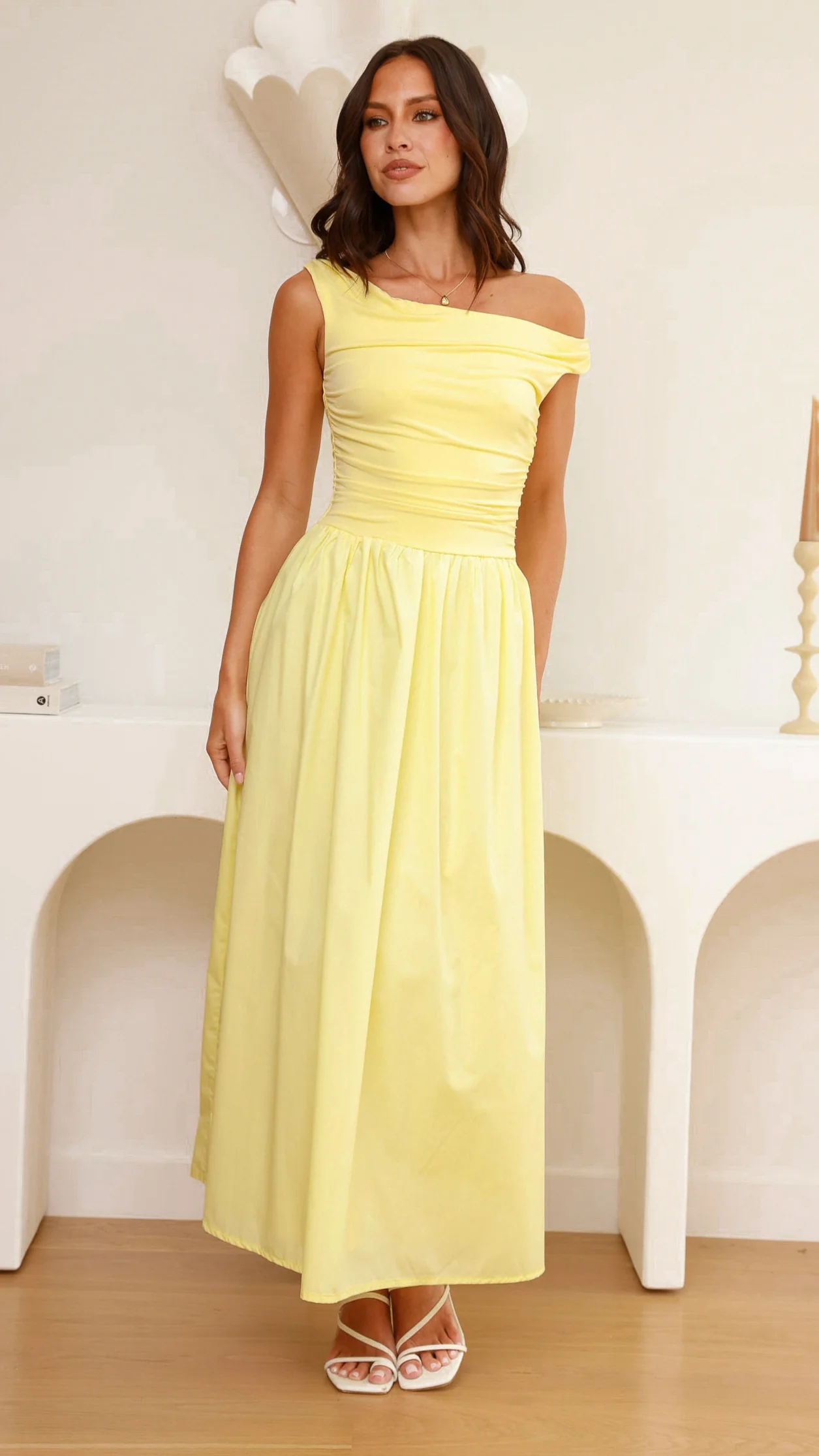 Immy Midi Dress - Yellow