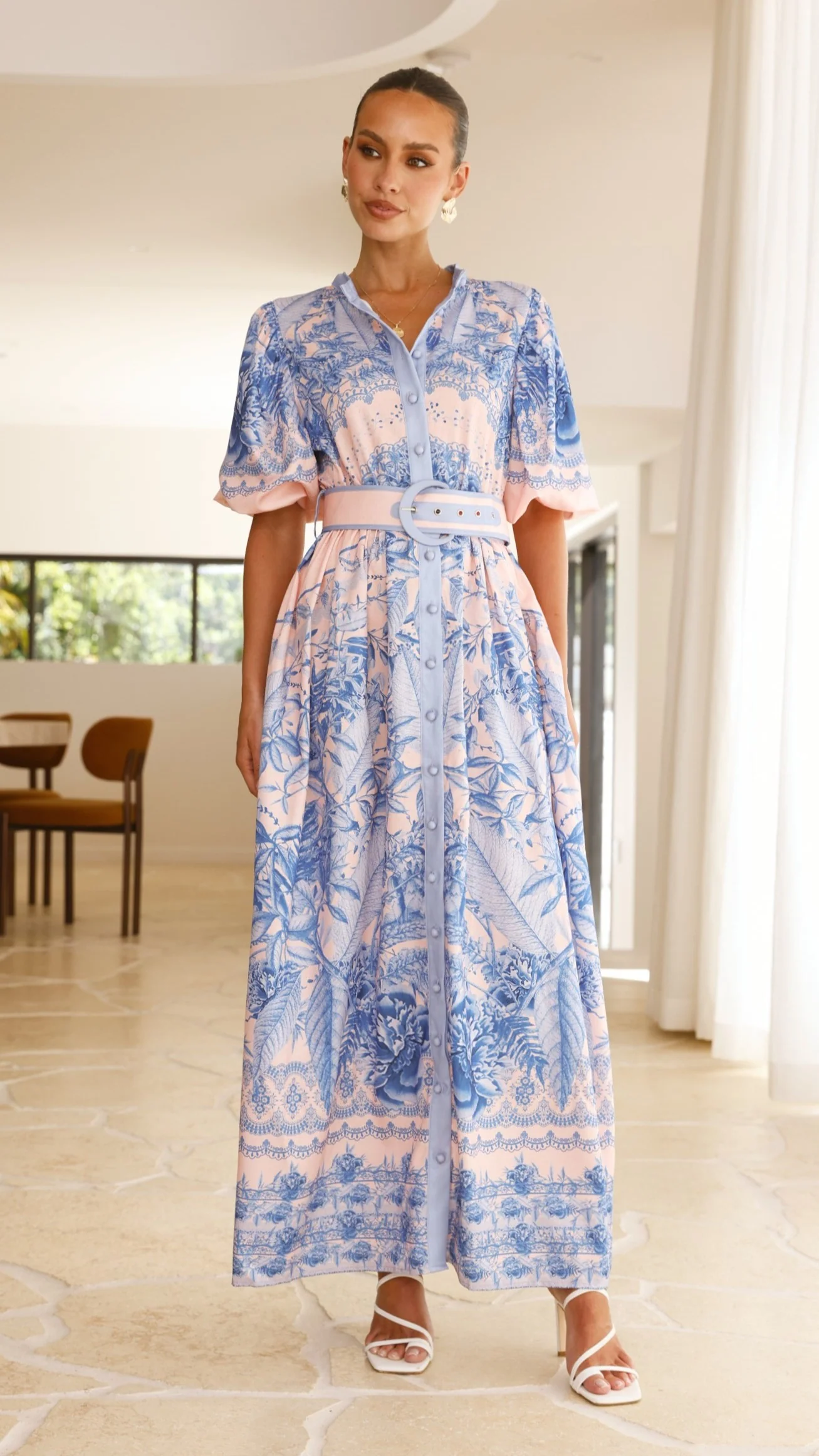 Vania Maxi Dress - Madeline Blue