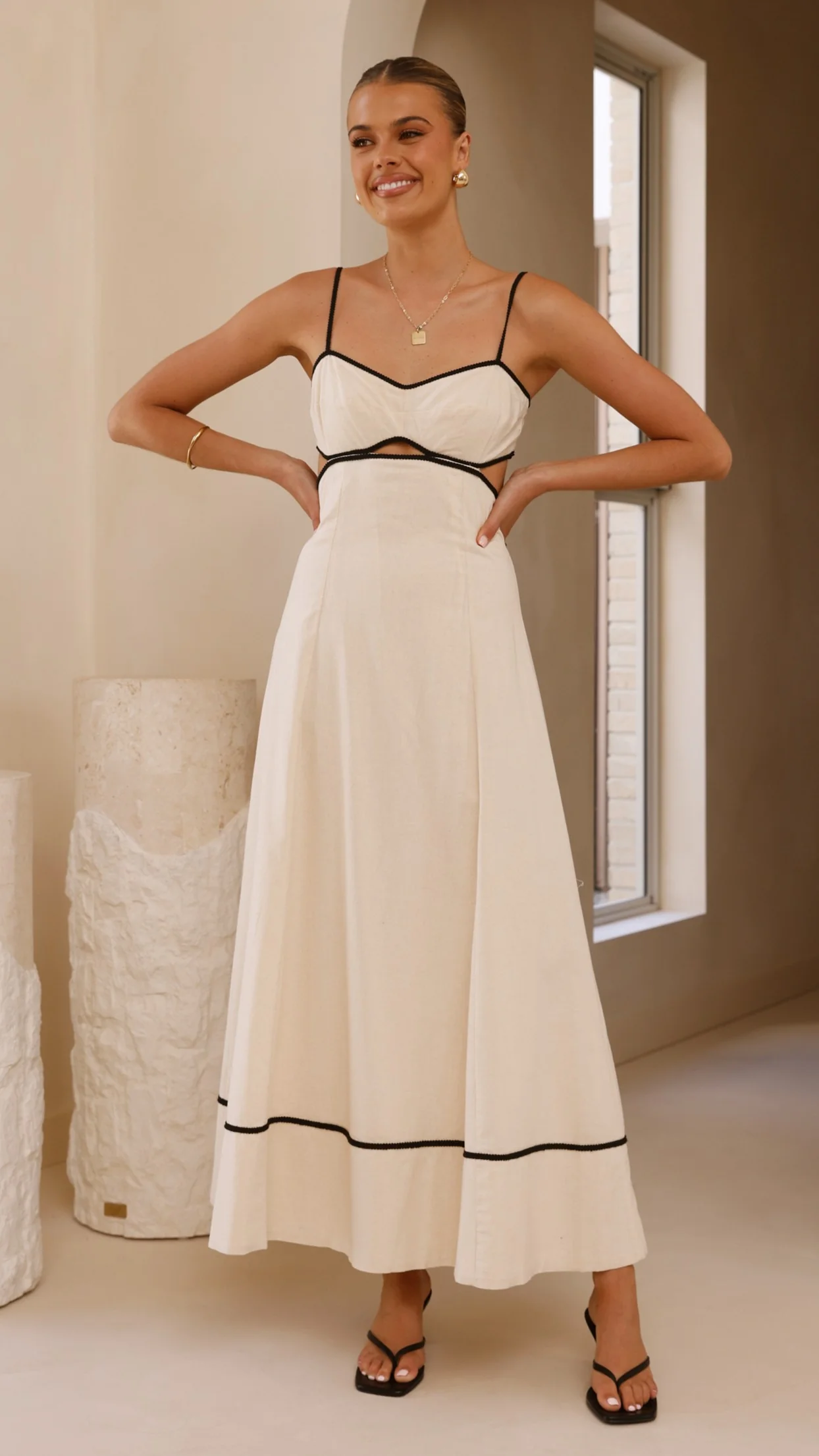 Nereda Maxi Dress - Cream
