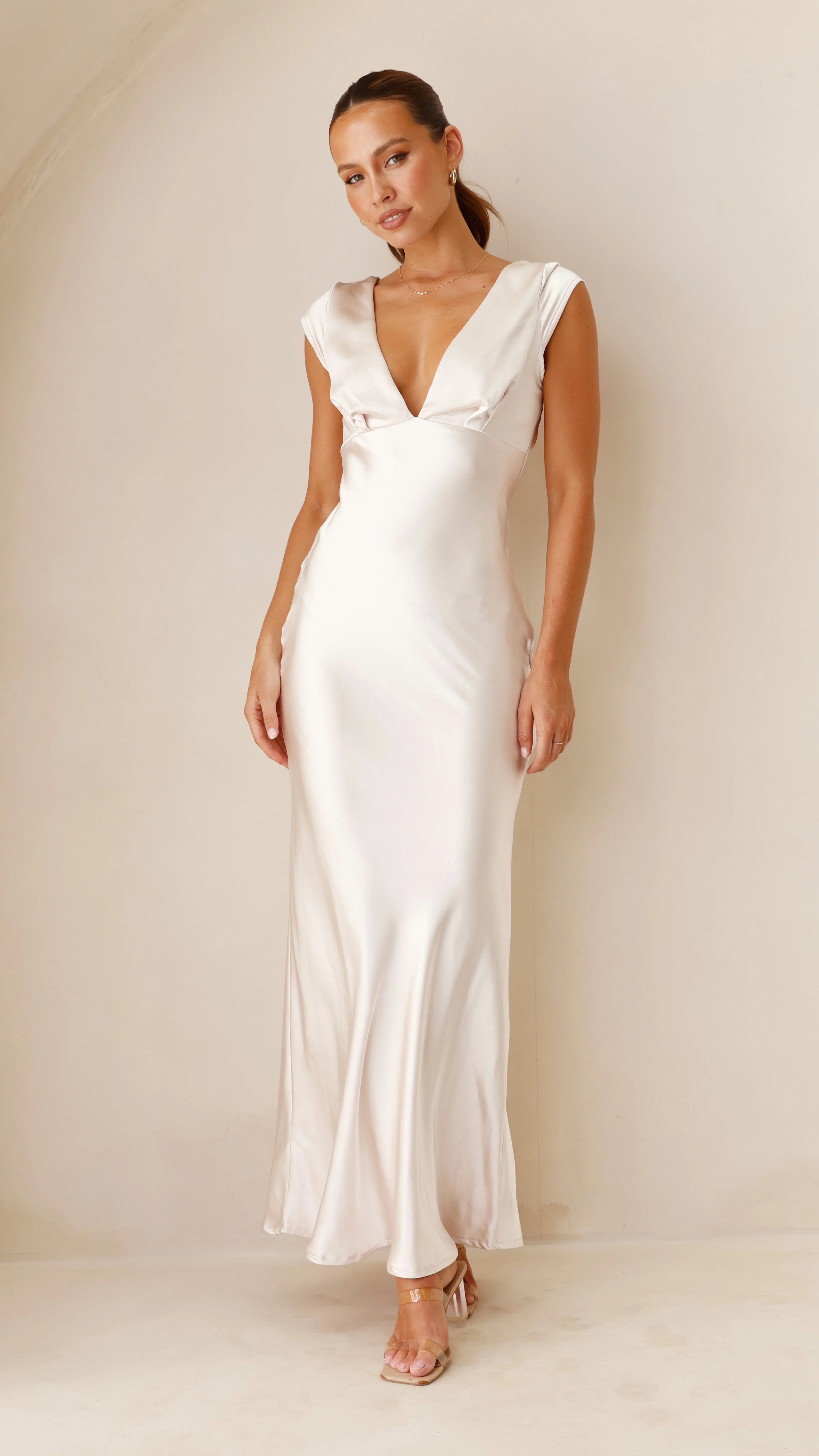 Amelia Maxi Dress - Champagne