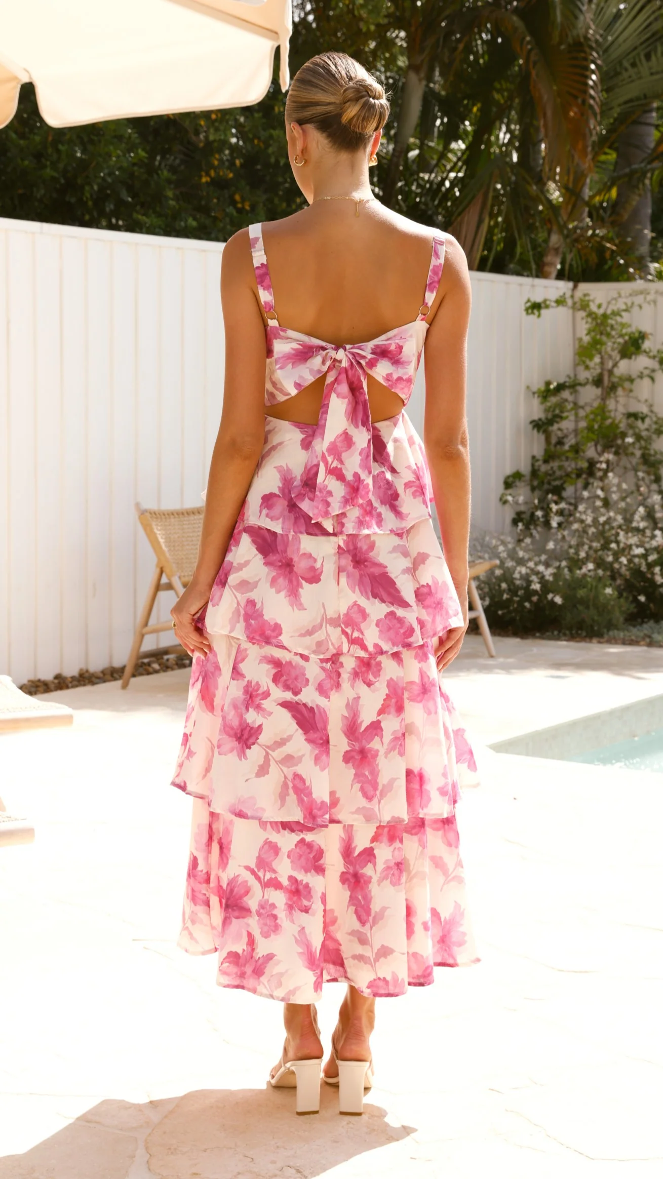 Indi Maxi Dress - Pink Floral